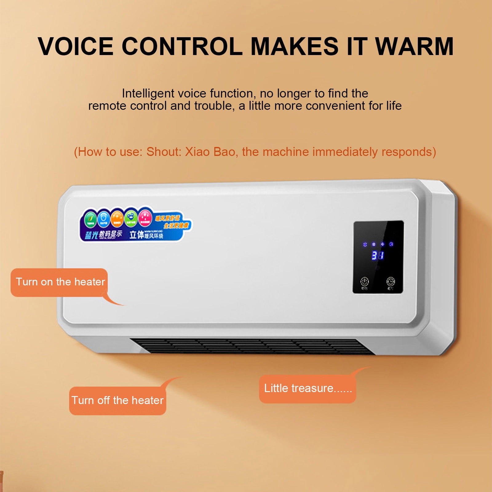 FYHALE 10,000 BTU Window & Wall Air Conditioner, Dual-Function Heating and Cooling System (White, 600 Sq.Ft Coverage) 7wco6