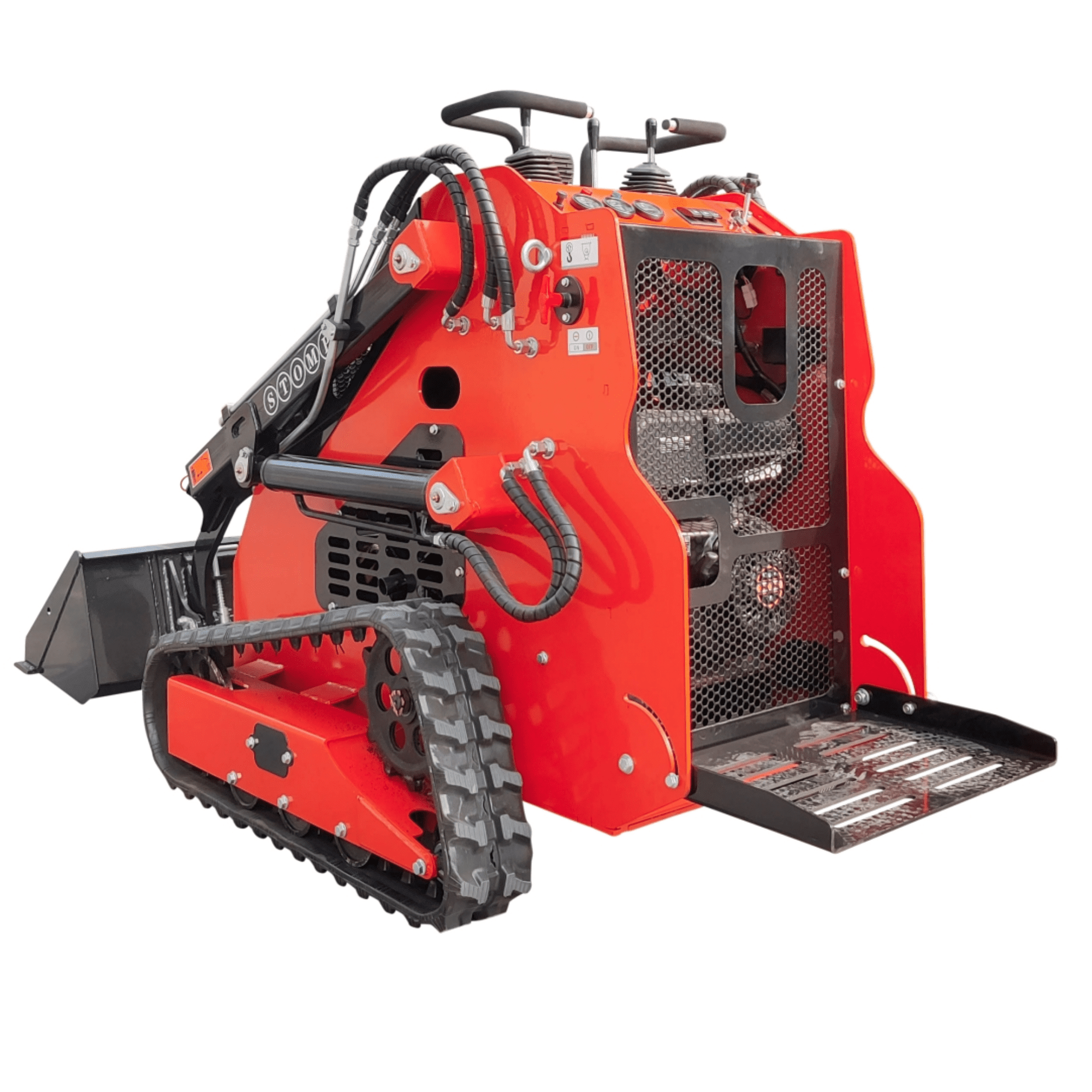 TYPHON STOMP 507 Mini Skid Steer Loader, Heavy-Duty Compact Track Loader for Landscaping and Construction (1,760 lb Capacity) kpqcx