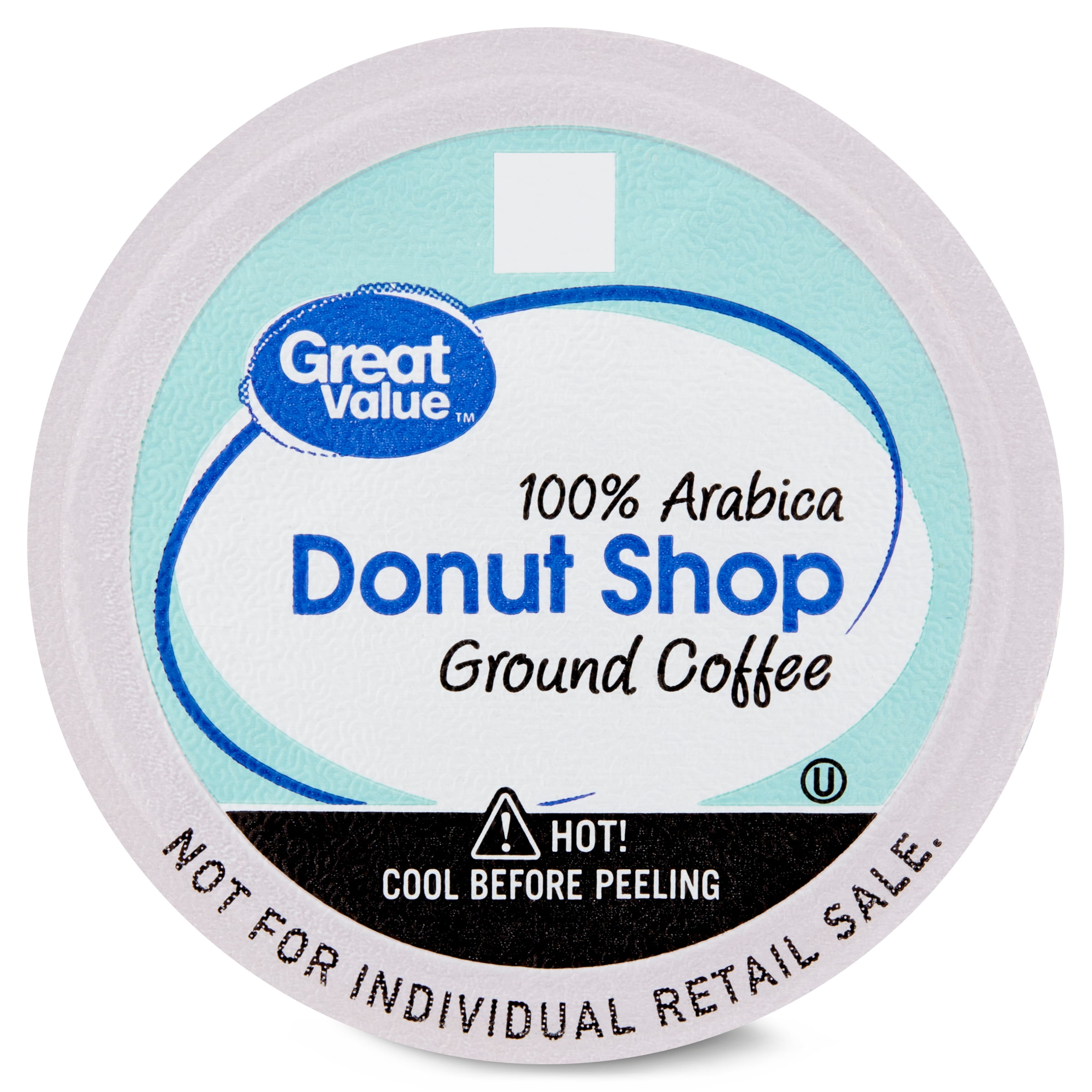 Great Value Donut Shop Medium Roast Ground Coffee Pods (48 Count) fu3si