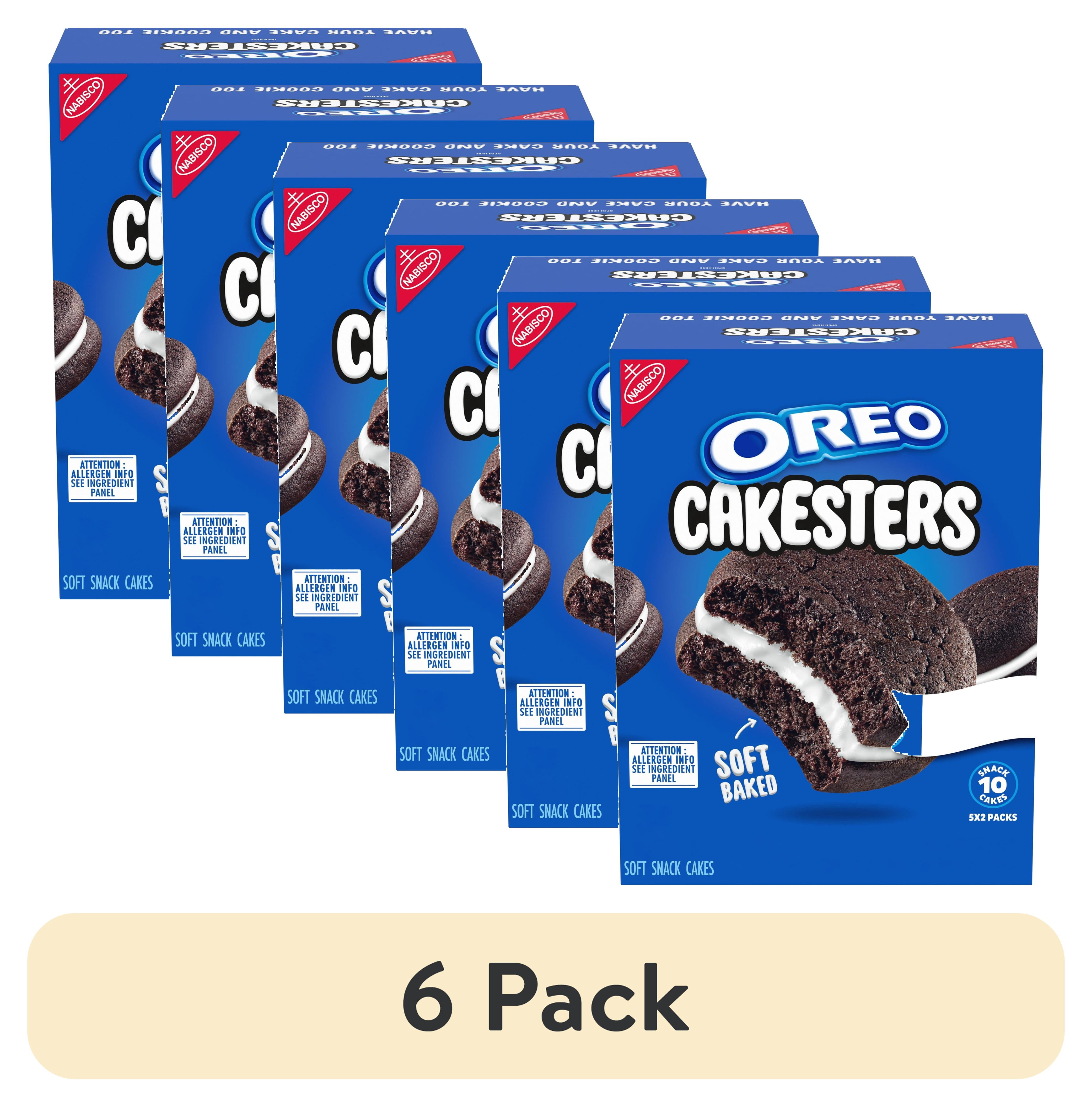 OREO Cakesters Soft Snack Cakes, Chocolate Sandwich Cookie Flavor, (6 Pack, 10.1 oz Total) bo281