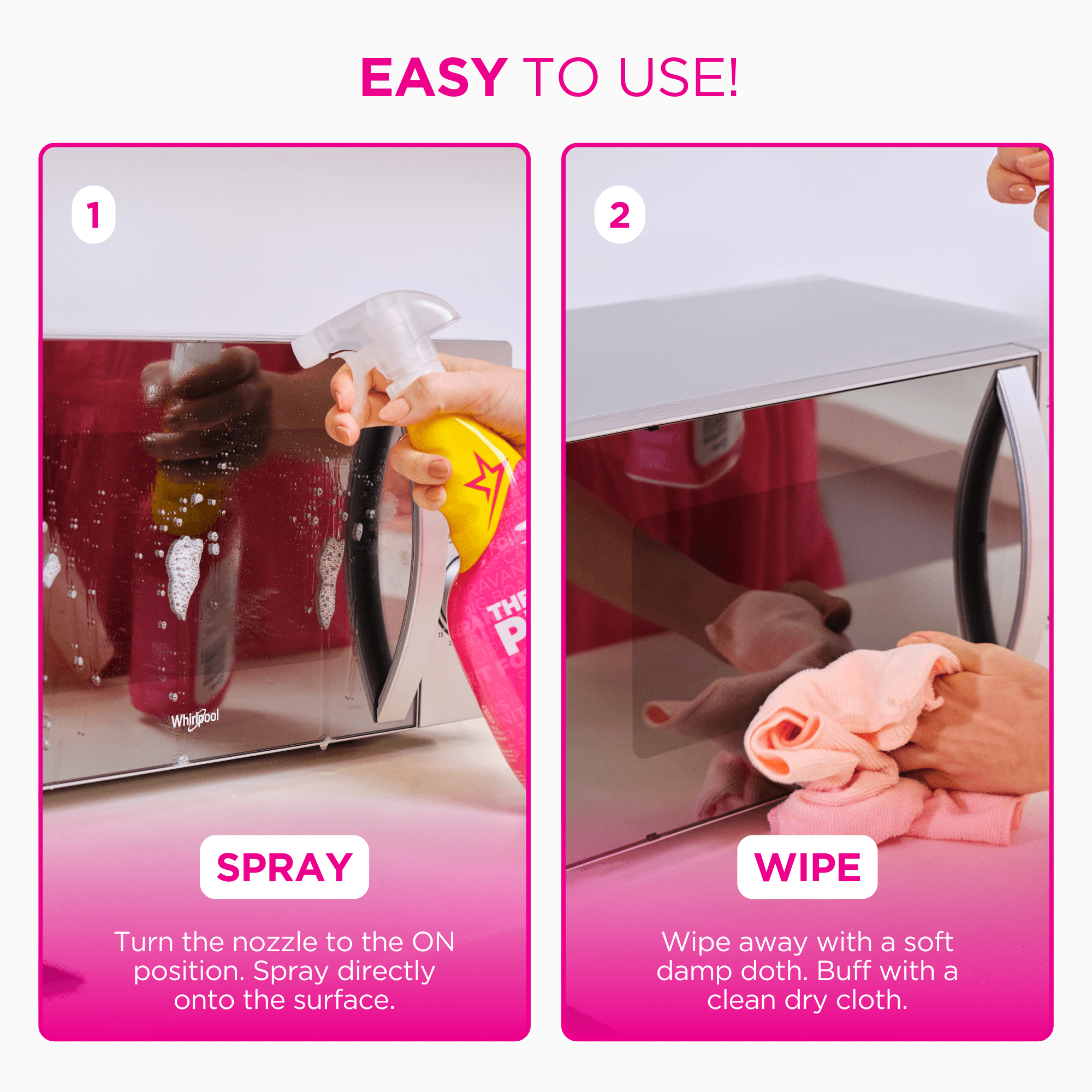 The Pink Stuff Multi-Purpose Cleaner Spray, Heavy-Duty Surface Degreaser (Pink, 25.36 fl oz) 1bb56