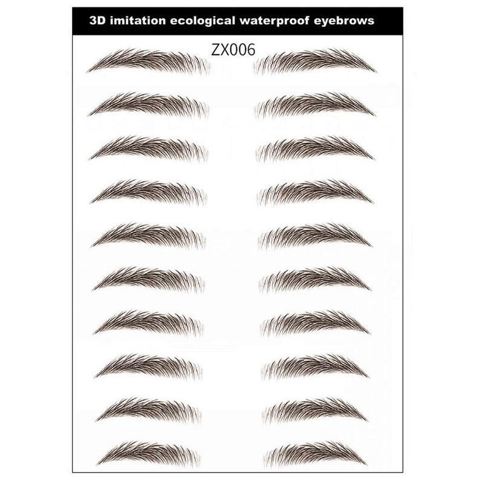 FlexAura Eyebrow Stencils and Shaping Stickers (10 Pairs) pi5cz