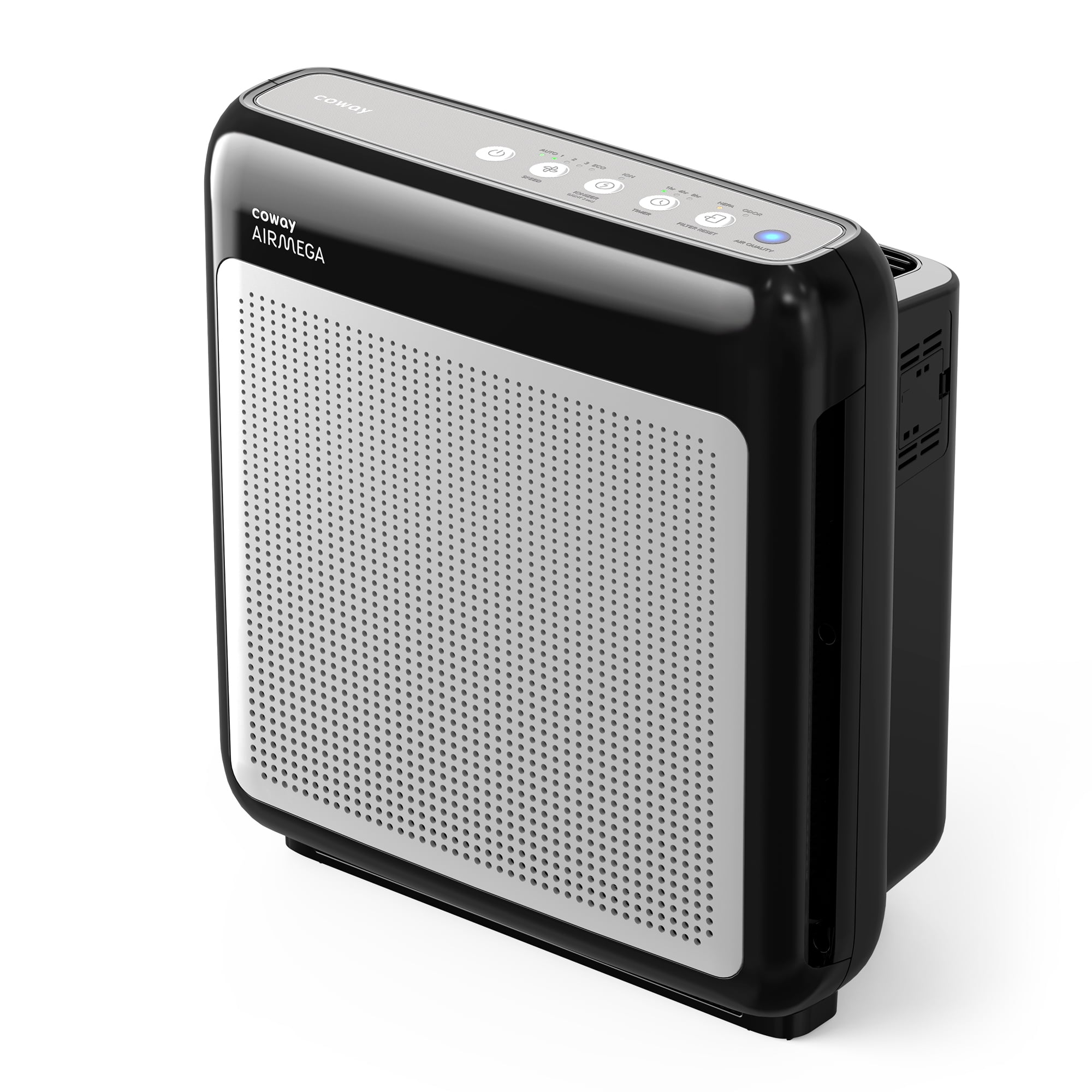 Coway Airmega 200M True HEPA Air Purifier with Real-Time Air Quality Monitor (Black, 361 sq. ft. Coverage) 3l7x2