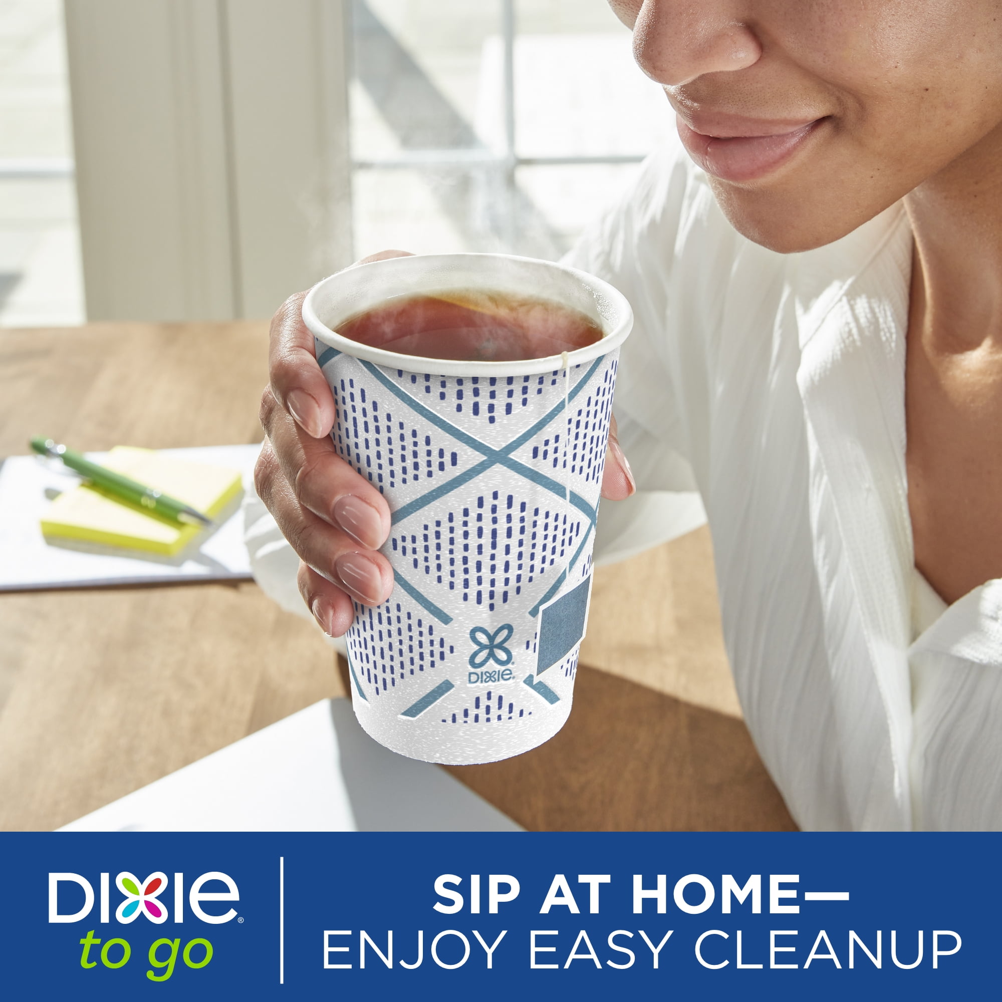 Dixie To Go Insulated Hot Cups with Lids, Leak-Resistant Disposable Coffee Cups (12 oz, 40 Count) dnkce