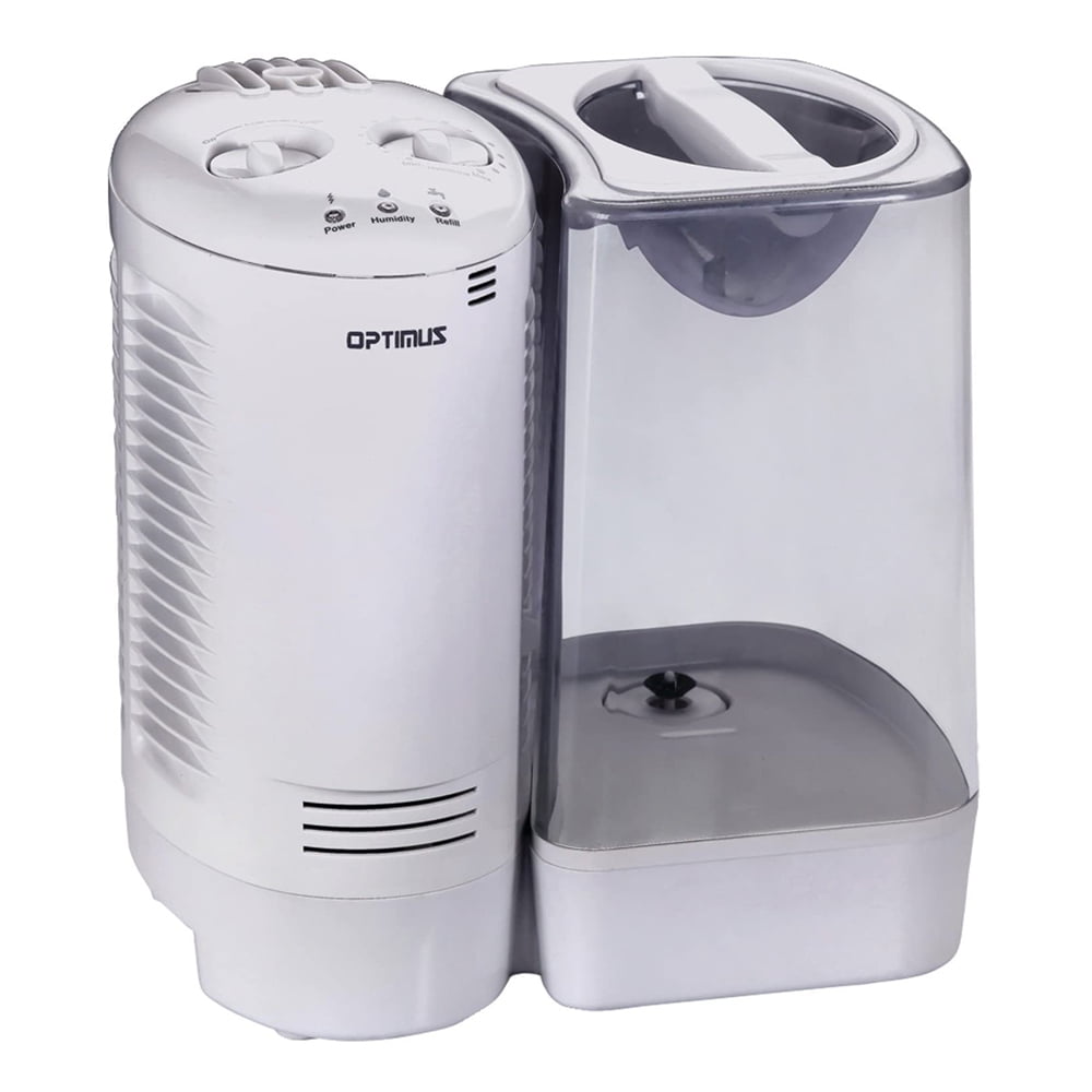 Optimus U-32010 Warm Mist Humidifier for Large Rooms (White, 3 gal) sr5td