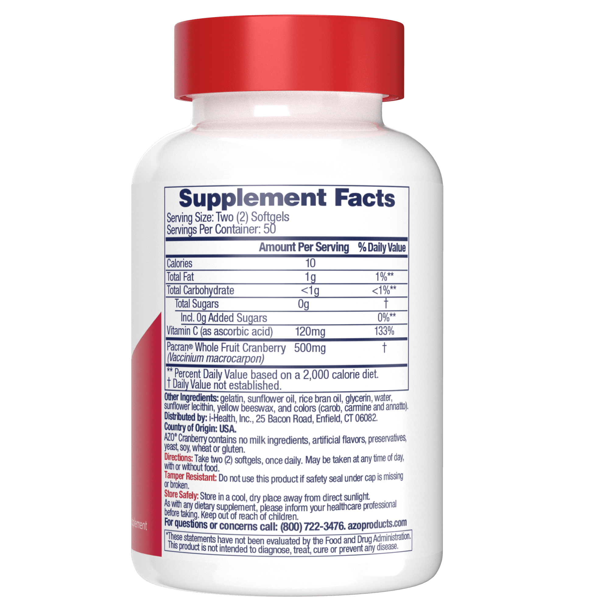 AZO Cranberry Urinary Tract Health Supplement, Daily Support for Urinary Tract Cleansing (100 Count) xvip7