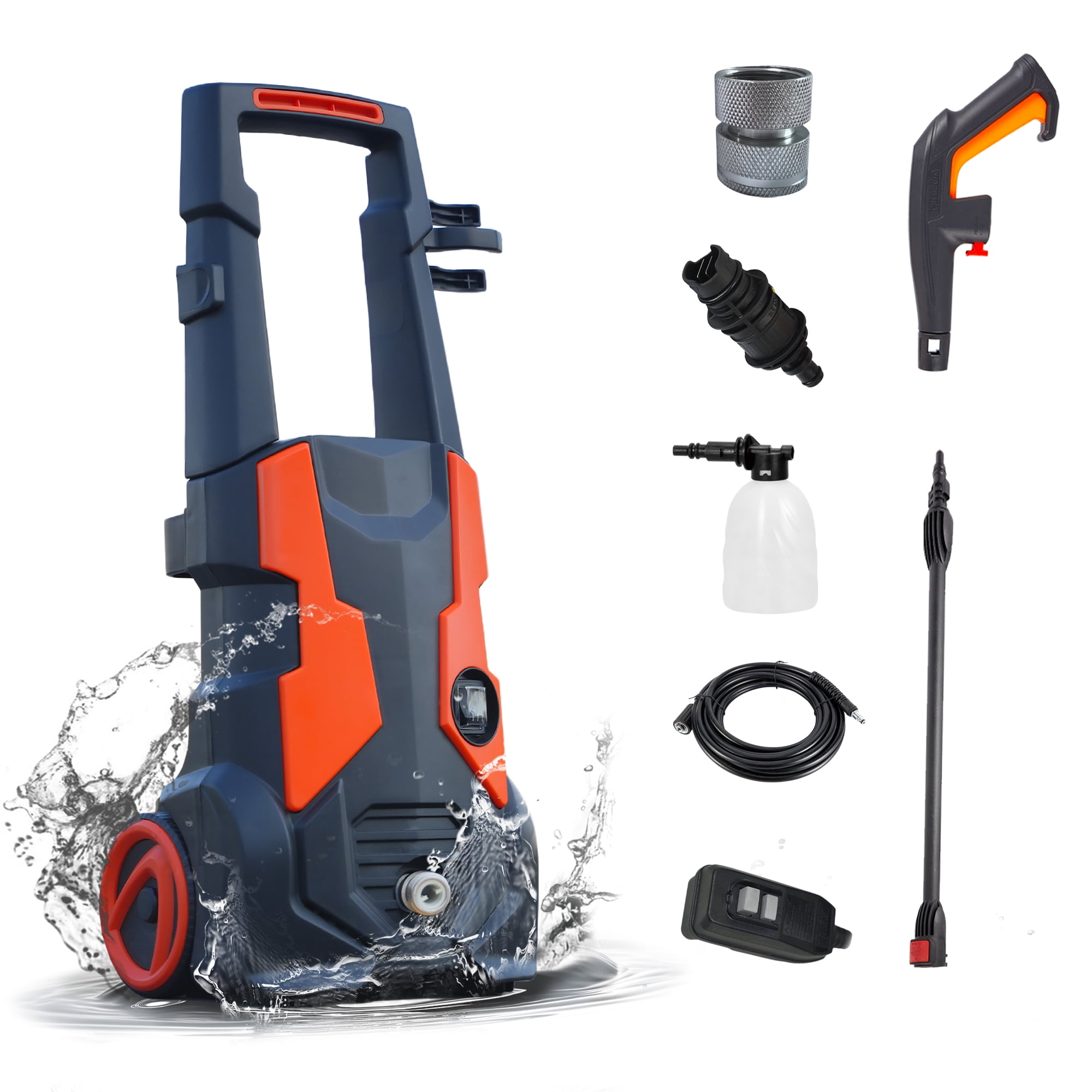 ONAIL Electric Pressure Washer, Heavy-Duty Power Cleaner for Cars, Patios, and Driveways (2800 PSI, 2.0 GPM) bv3dl