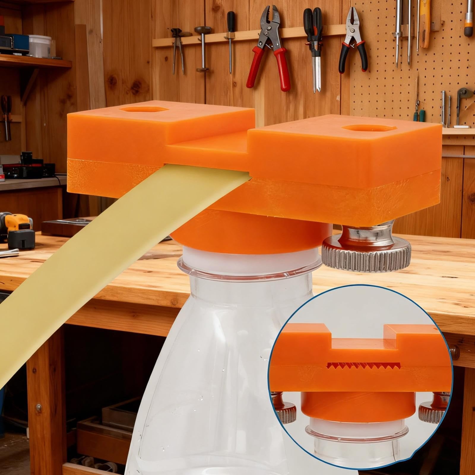 Weaklki Wood Glue Applicator Adhesive Dispenser for Woodworking and Furniture Repair (3.85 in) 3tfny