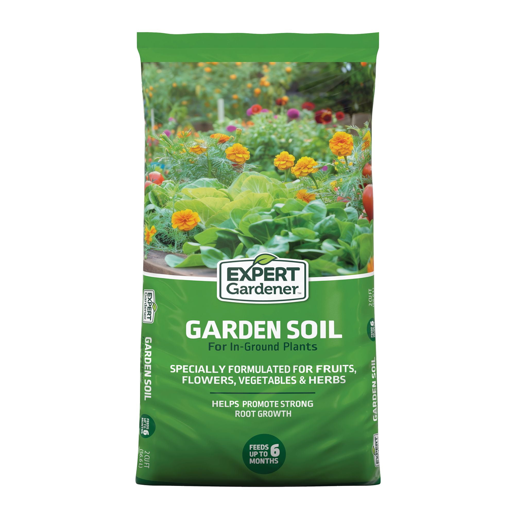 Expert Gardener Garden Soil for In-Ground Plants (Brown, 2 cu. ft.) p5p4d