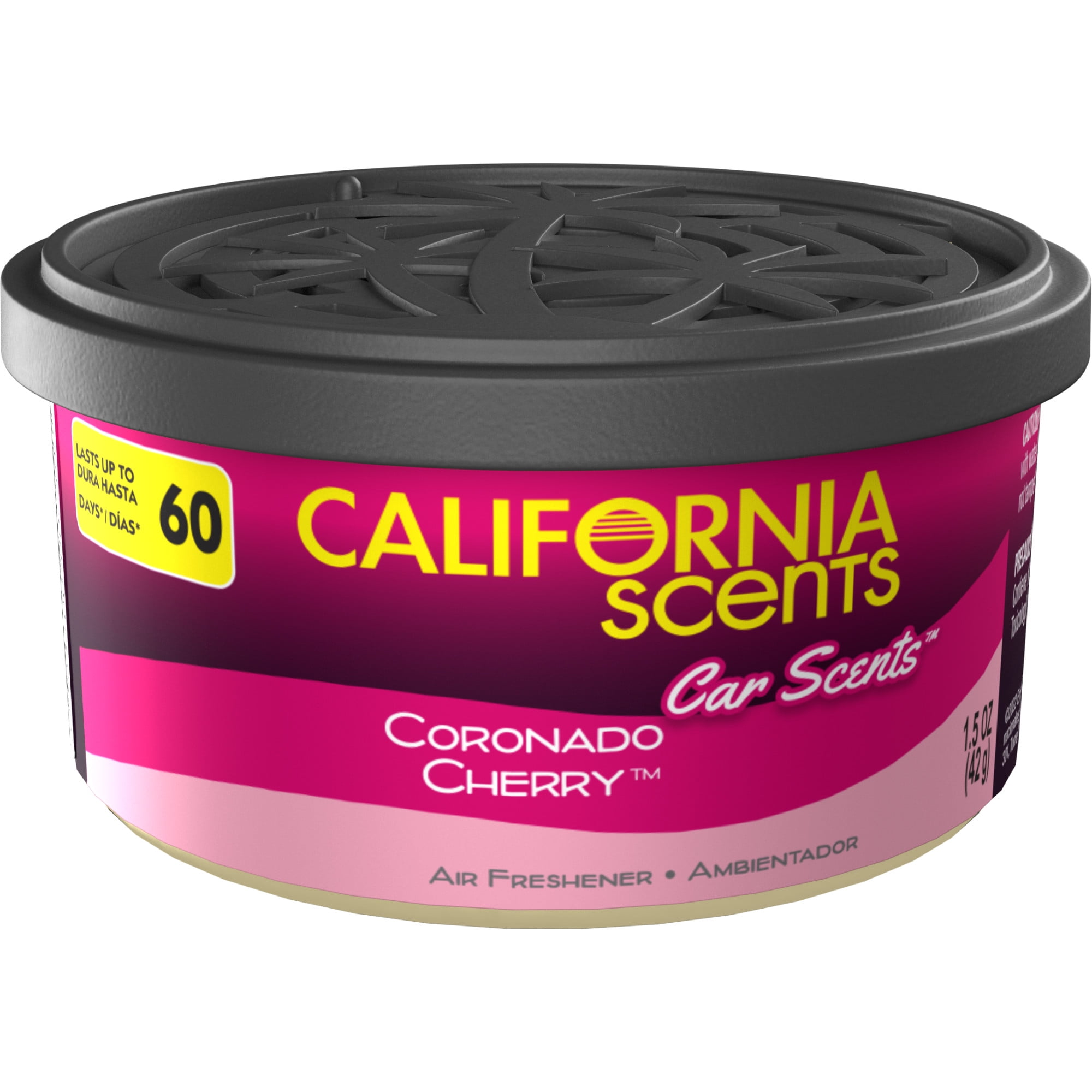 California Scents Car Air Freshener, Long-Lasting Fragrance Control Lid (Coronado Cherry, 1.5 oz) bcpkw