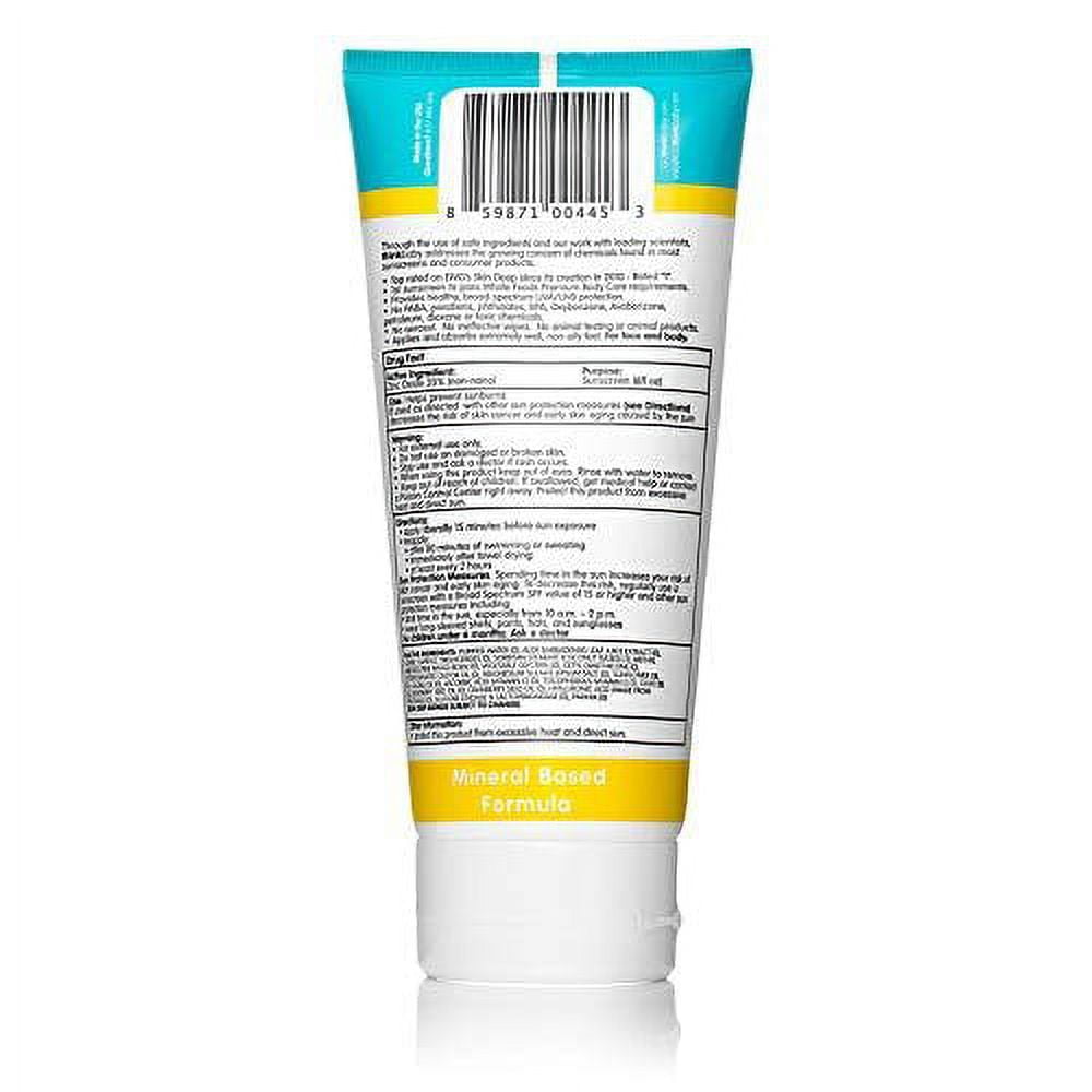 Thinksport Kids Sunscreen SPF 50 Plus Broad Spectrum Mineral Protection (White, 24 oz, 4 Pack) 3fvc5