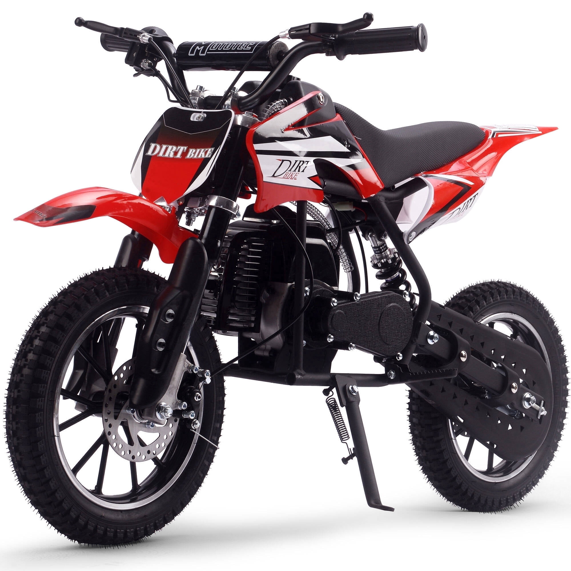 SAY YEAH 50cc Gas Powered Off-Road Dirt Bike for Kids, Automatic Transmission, Durable Steel Frame (Red, 46 in x 46 in x 14 in) iuk8x