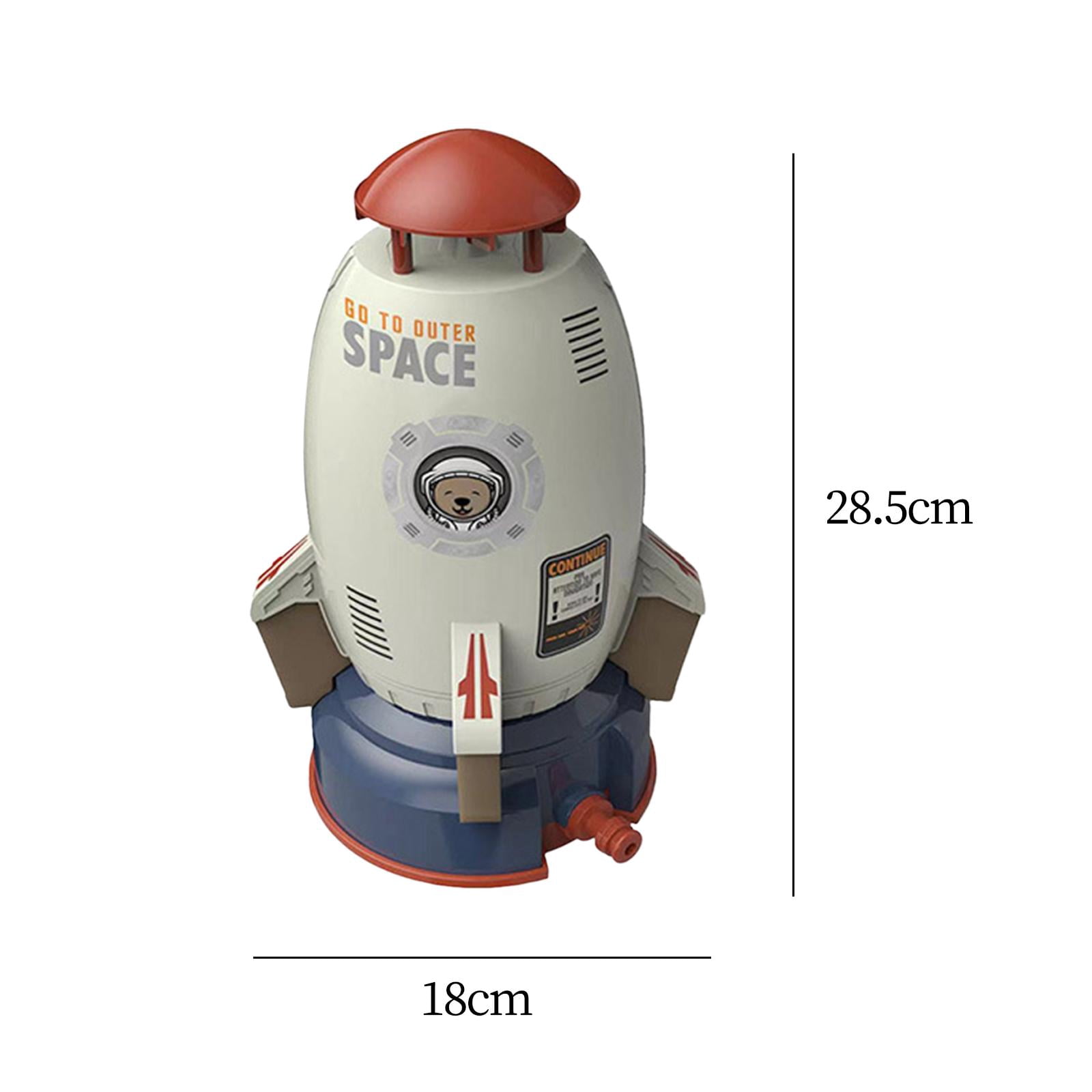 Shamjina Rocket Sprinkler Toy Outdoor Water Spray Launcher (White, 6 ft Height) spn3i
