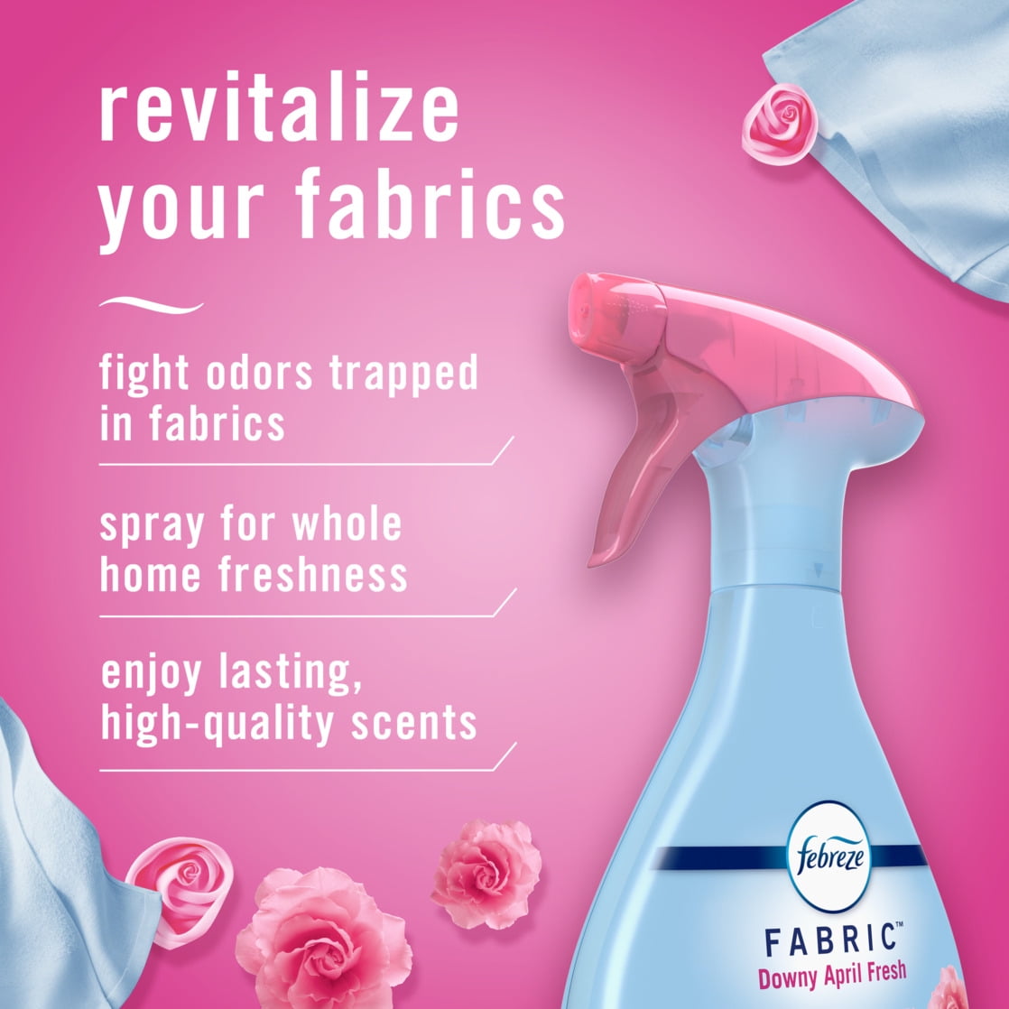 Febreze Fabric Refresher Spray, Odor-Fighting Air Freshener, Downy April Fresh (23.6 fl oz) c2ezj