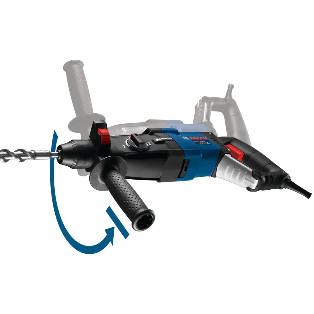 Bosch GBH2-28L-RT Bulldog Xtreme MAX Corded Rotary Hammer with Vibration Control (1-1/8 in, 8.5 Amp) zfngn
