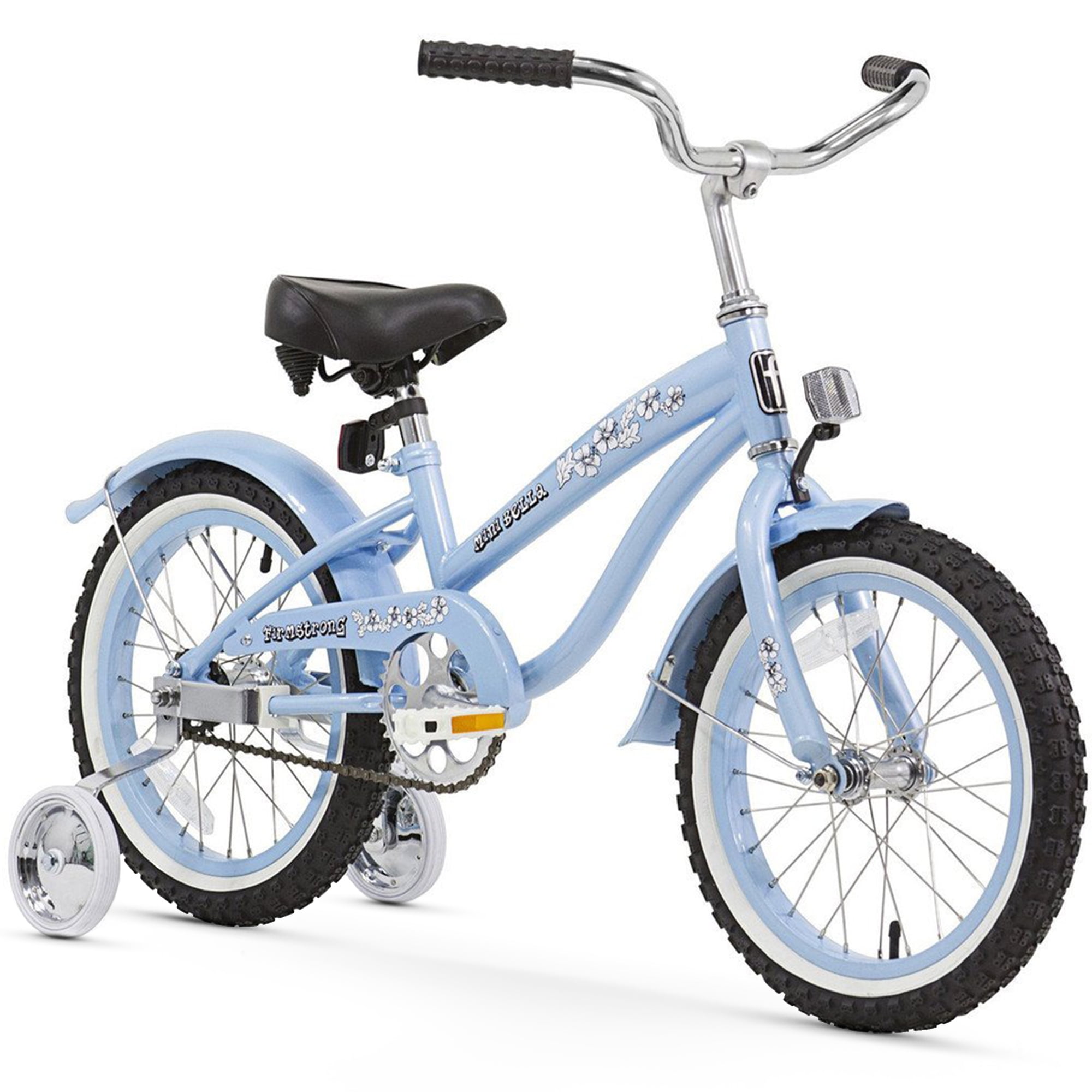 Firmstrong Bella Classic Girl's Single Speed Bicycle (Baby Blue, 16 in) 1z6qp