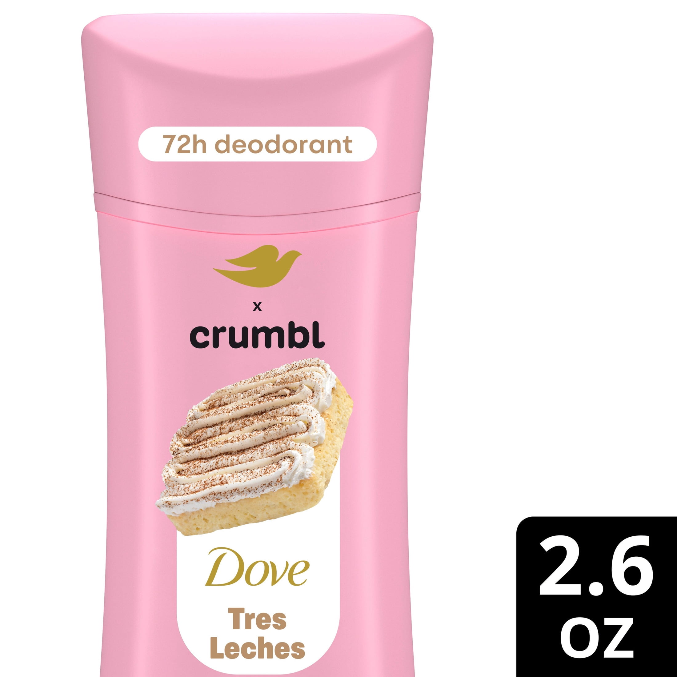 Dove Crumbl Tres Leches Limited Edition Deodorant for Odor Protection (2.6 oz) lyj35