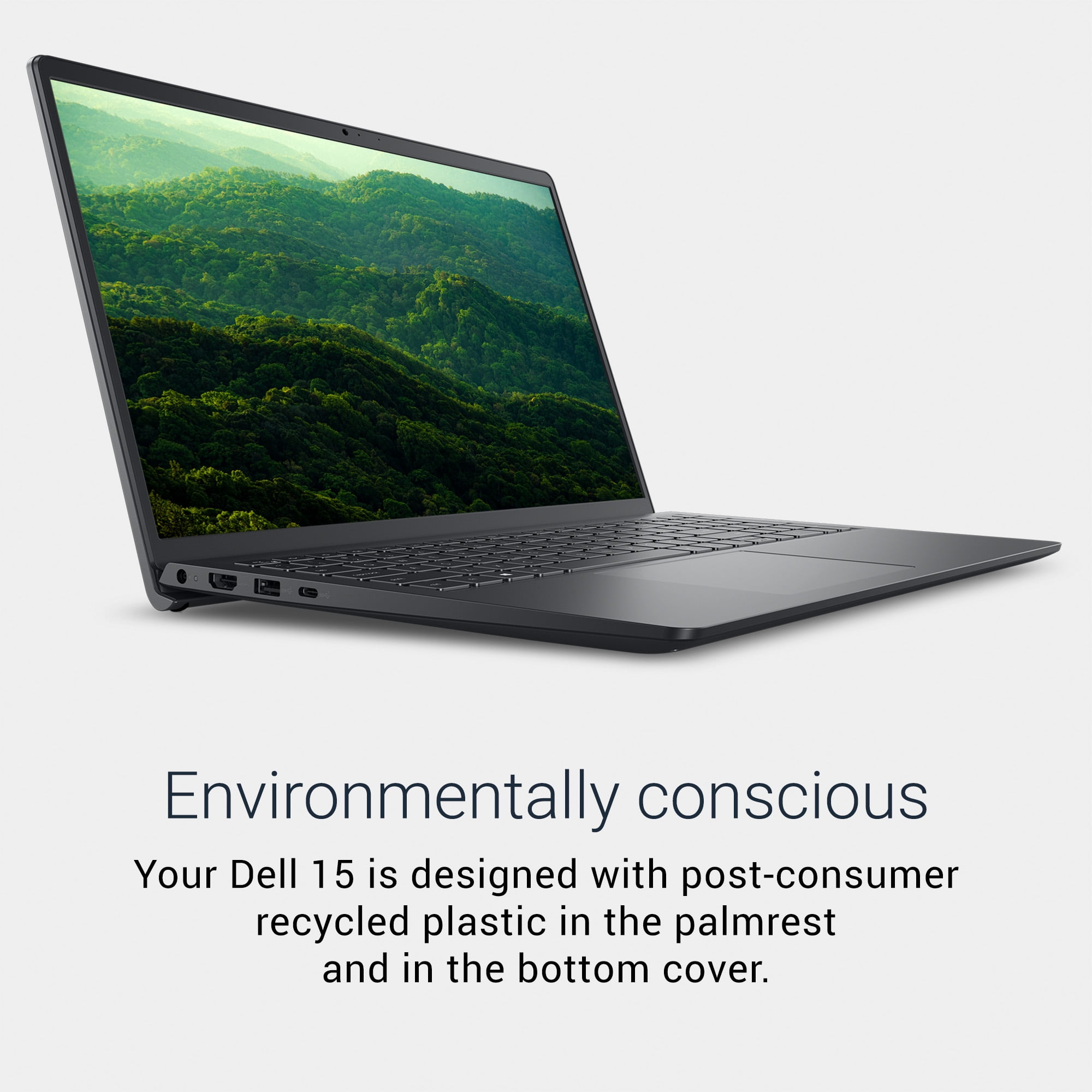 Dell DC15250 15.6 in FHD 120Hz Laptop, Intel Core 3 100U, 8GB DDR5 RAM, 512GB SSD (Carbon Black) ml2ds