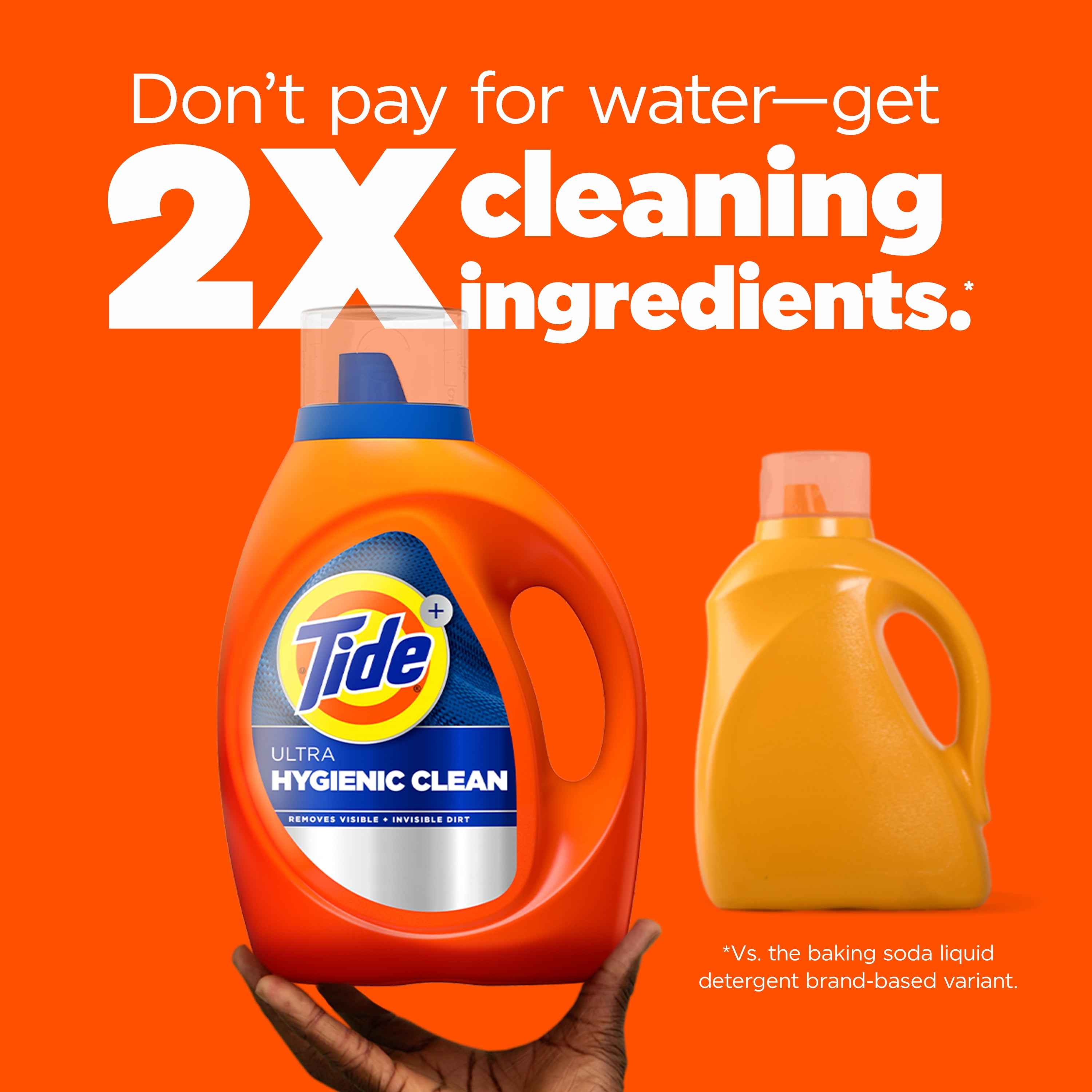 Tide Ultra Hygienic Clean Liquid Laundry Detergent, Original Scent (132 fl oz) yz2oq