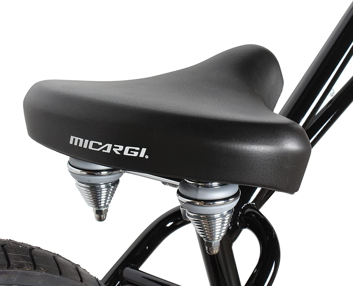 Micargi 26 in Cruiser Bike 7-Speed Retro Chopper Style (White, 26 in) 55kre