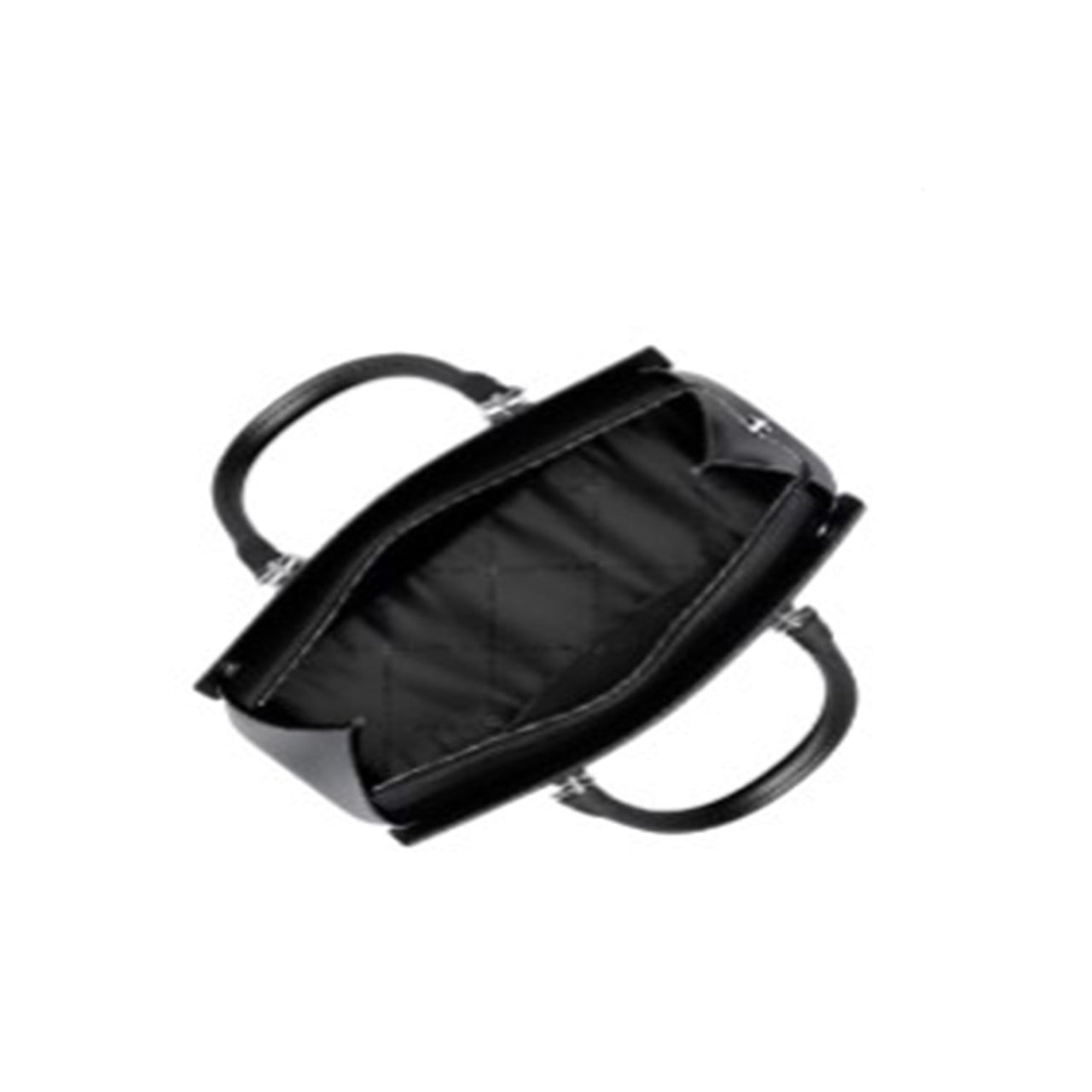 Michael Kors Marilyn Medium Saffiano Leather Convertible Satchel Bag (Black, 11 in x 9 in x 5 in) pebjx
