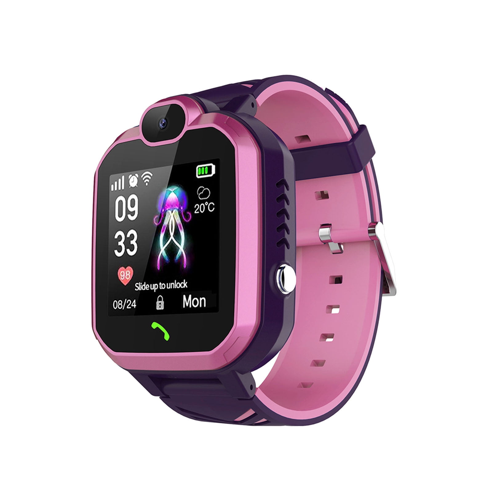 NestVue GPS Smartwatch for Kids with HD Camera and Two-Way Video Calling (Pink, 1.44 in) wwxe9