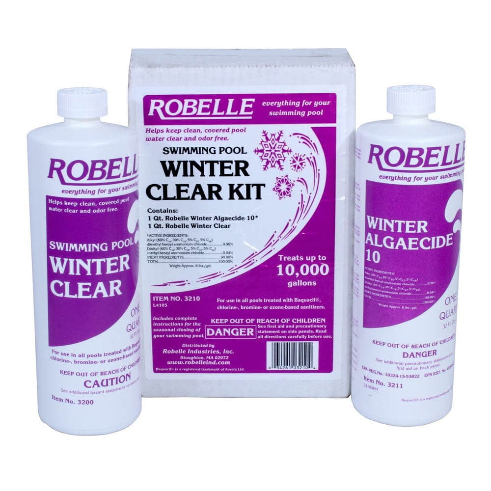 Robelle Winter Clear Pool Chemical Kit (30,000 Gallon Capacity) 1qzdz