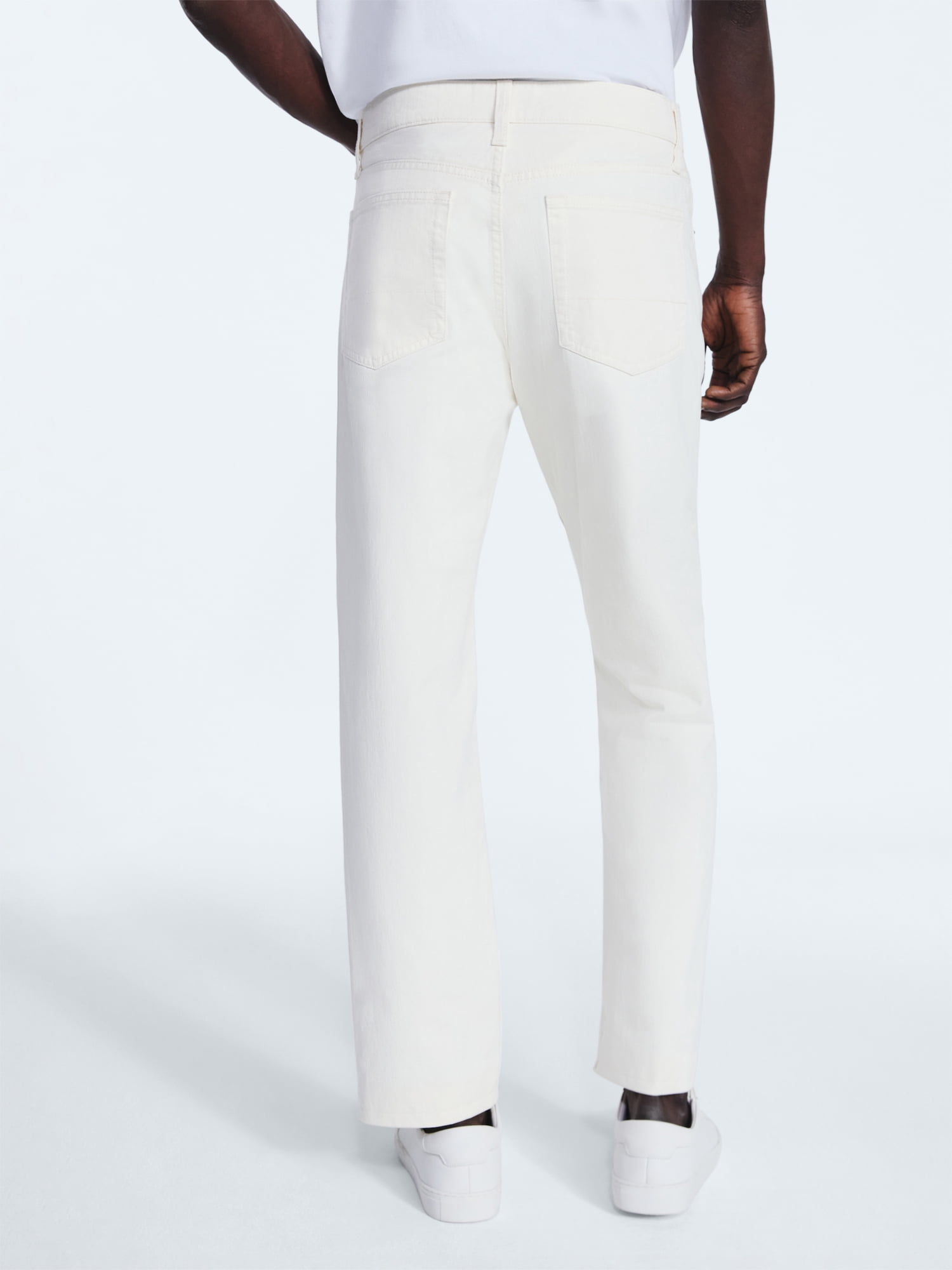 Free Assembly Men's Modern Straight Five Pocket Pants (Beige, 32x32) b10nw - Image 3