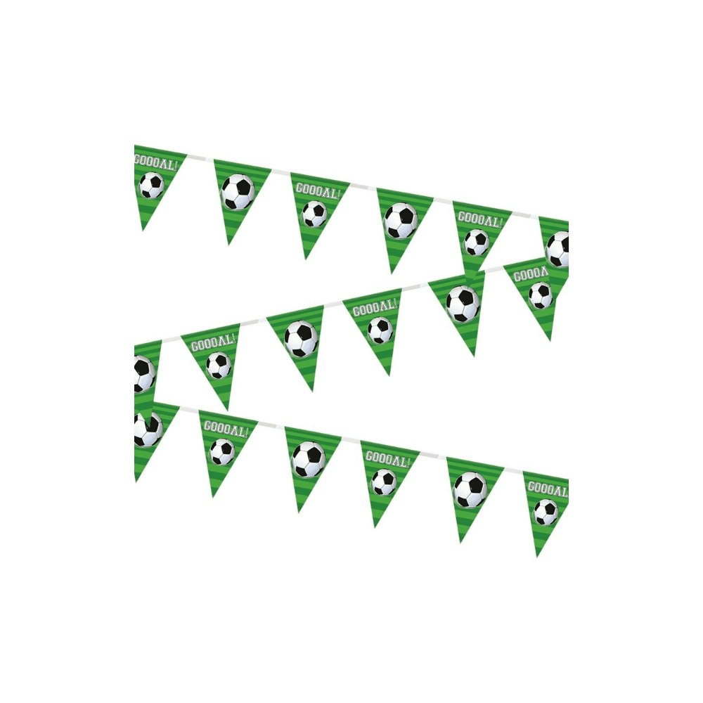 Unique Industries 3D Soccer Ball Flag Banner for Sports Themed Parties (Multicolor, 1 Pack) i9h99