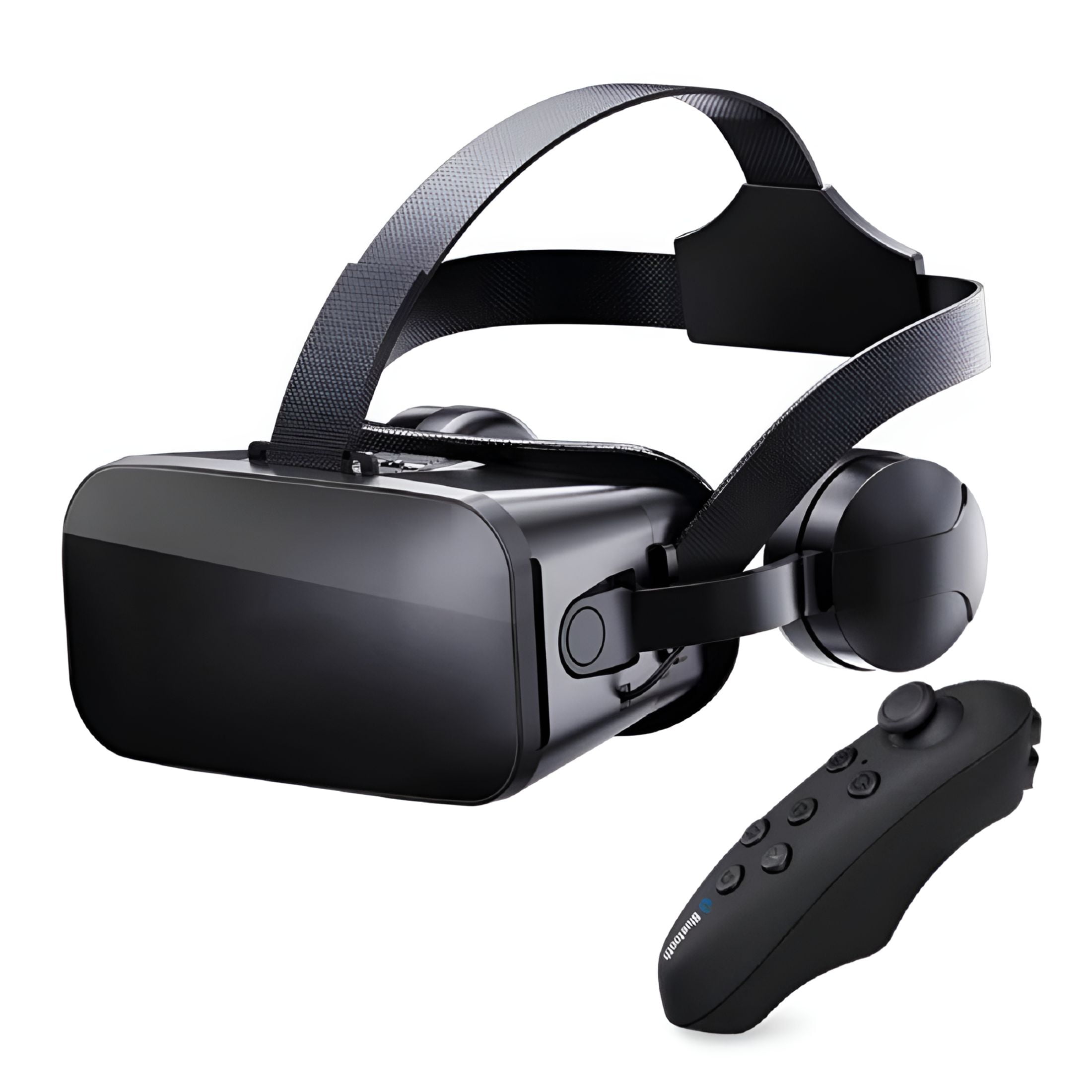 GJX VR Headset Virtual Reality Glasses for Smartphones (Black, 4.7 in - 6.7 in) 39428