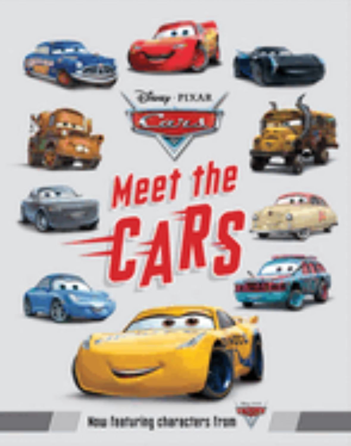 Disney Books Meet the Cars (3rd Edition) Hardcover Storybook (144 Pages) b7mdp