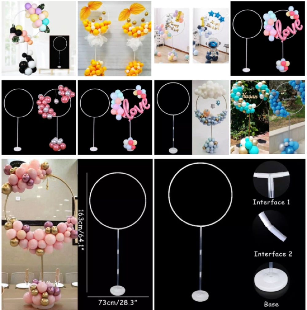 TIKA Balloon Column Arch Stand Kit for Party Decorations (1 Set) wuntk