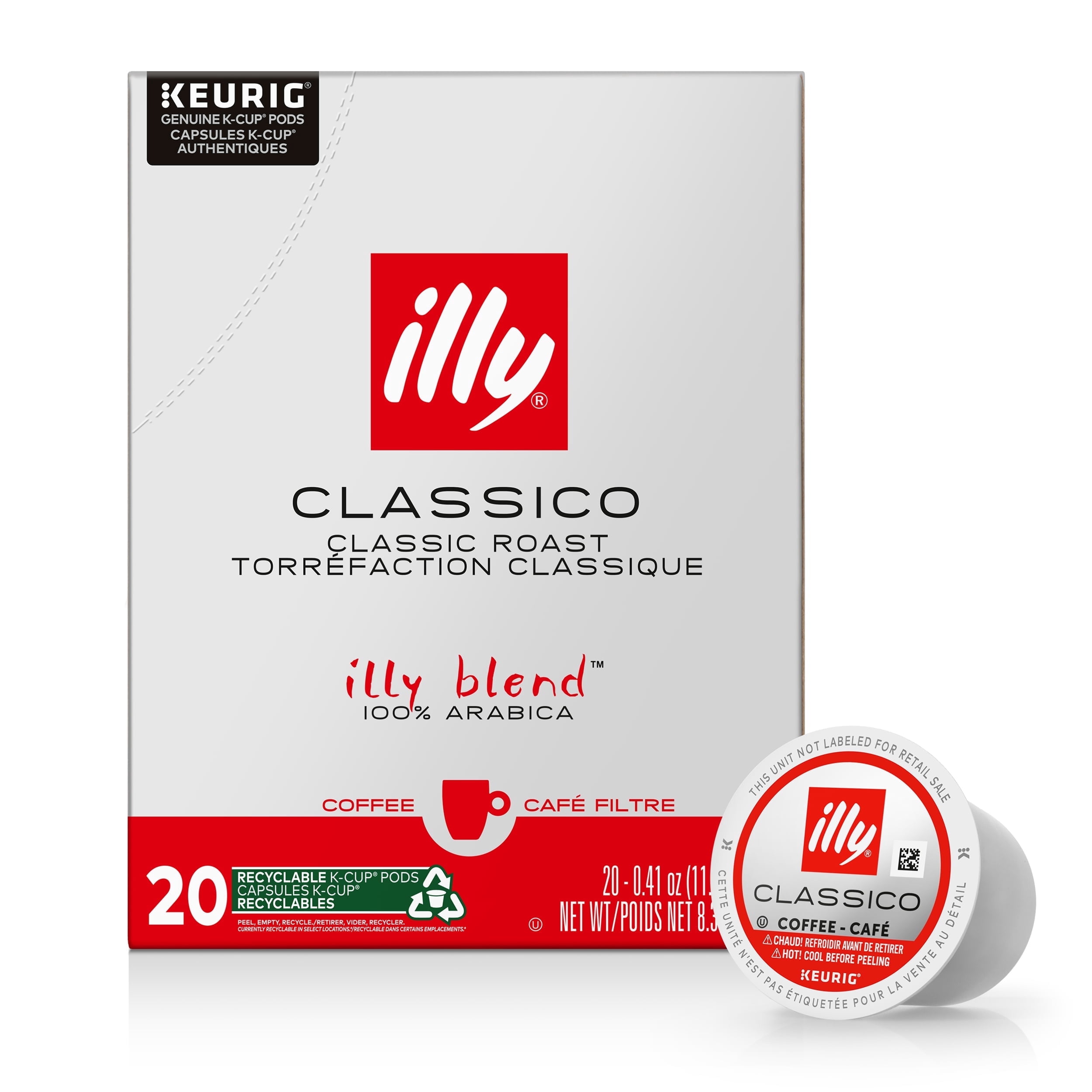 illy Classico Medium Roast Coffee Pods, Smooth Arabica Blend (20 Ct) gtdzc