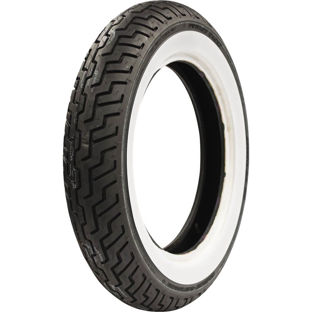 Dunlop D402 Motorcycle Front Tire (Wide White Wall, MT90B-16) l9djv