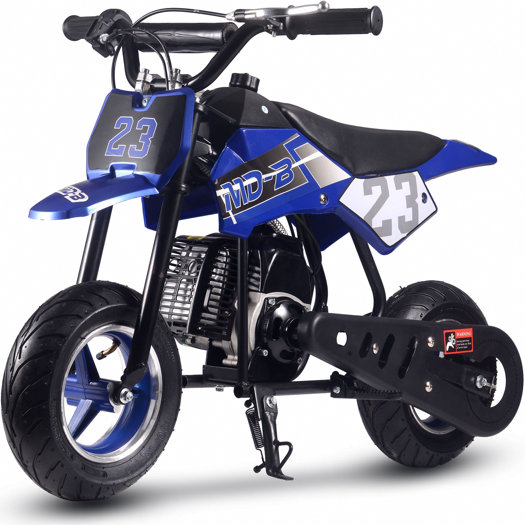 MotoTec DB-02 50cc 2-Stroke Gas Dirt Bike (Blue, 120 lb Max Capacity) daxix