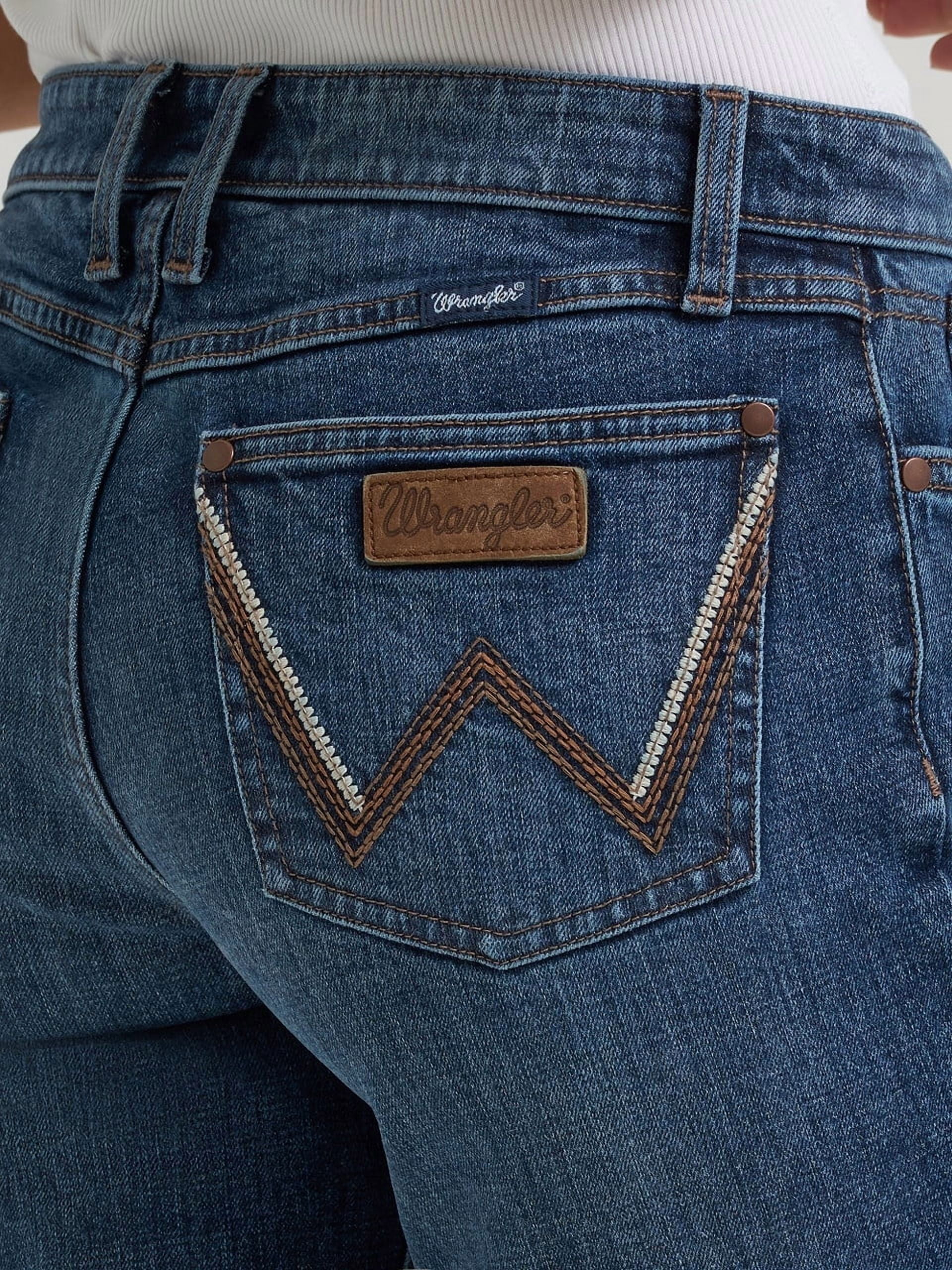 Wrangler Retro Mae Midrise Bootcut Jeans for Women (Katelyn, Mid Rise) k1t83