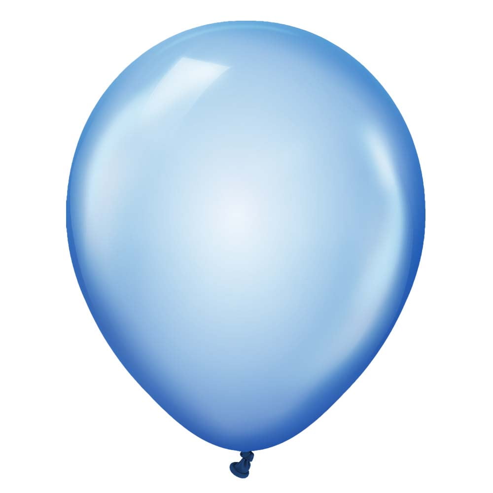 Kalisan Crystal Blue Latex Balloons for Party Decorations (12 in, 10 Pack) uyc4c