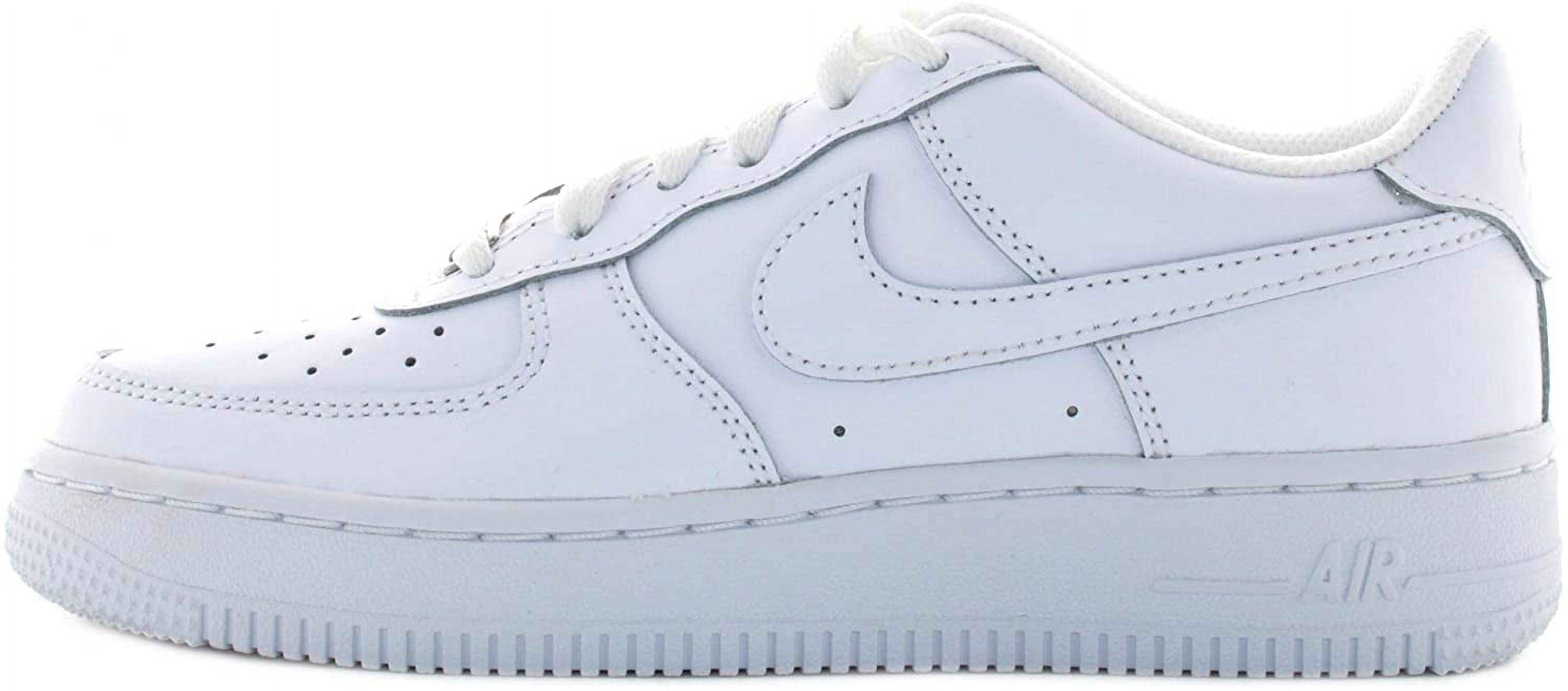 Nike Air Force 1 Low LE Kids Casual Sneakers (White, 4.5 Big Kid) 8nlrv