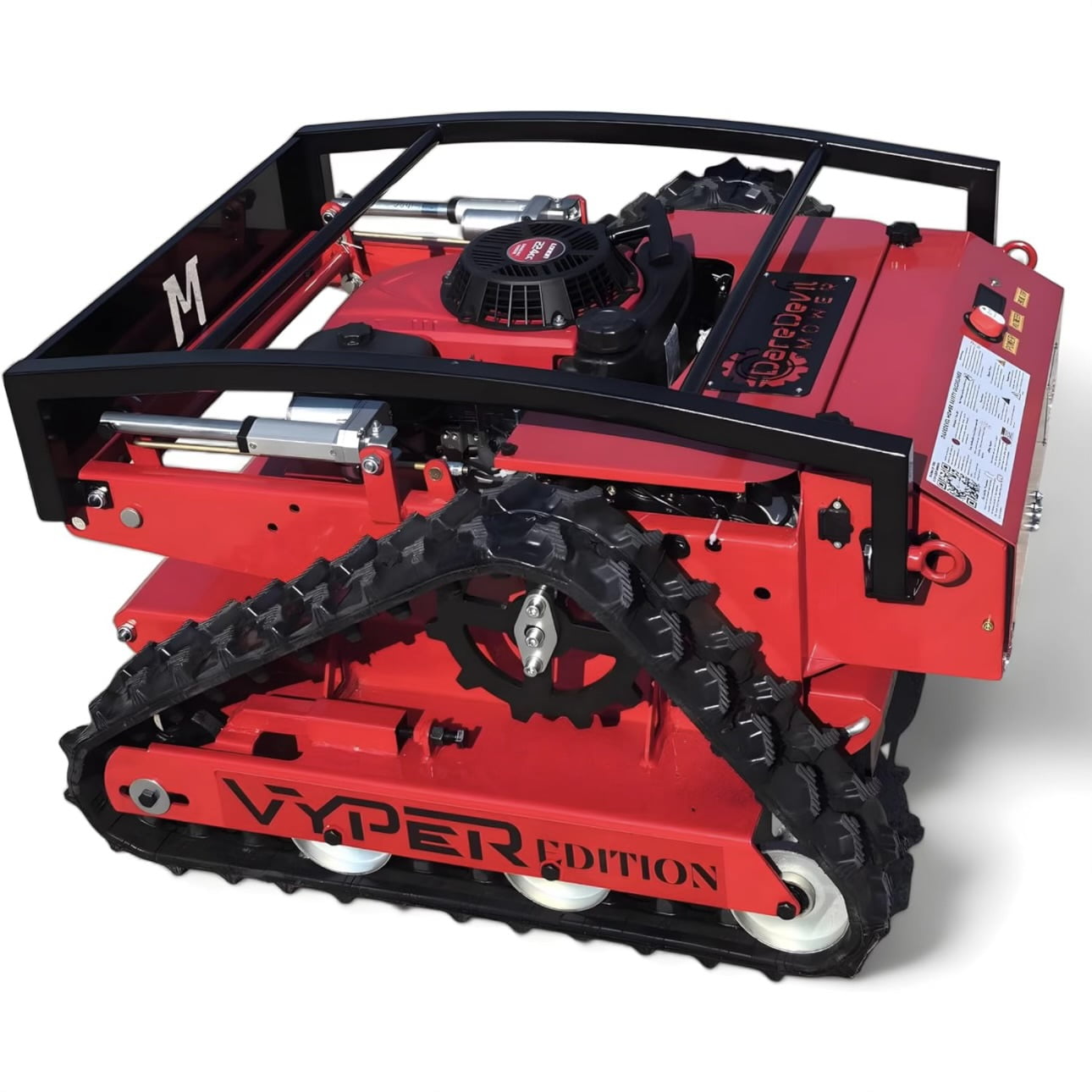 DareDevil Mower VYPER Edition Remote-Controlled Lawn Mower (Red, 22 in Cutting Width) 83nw5