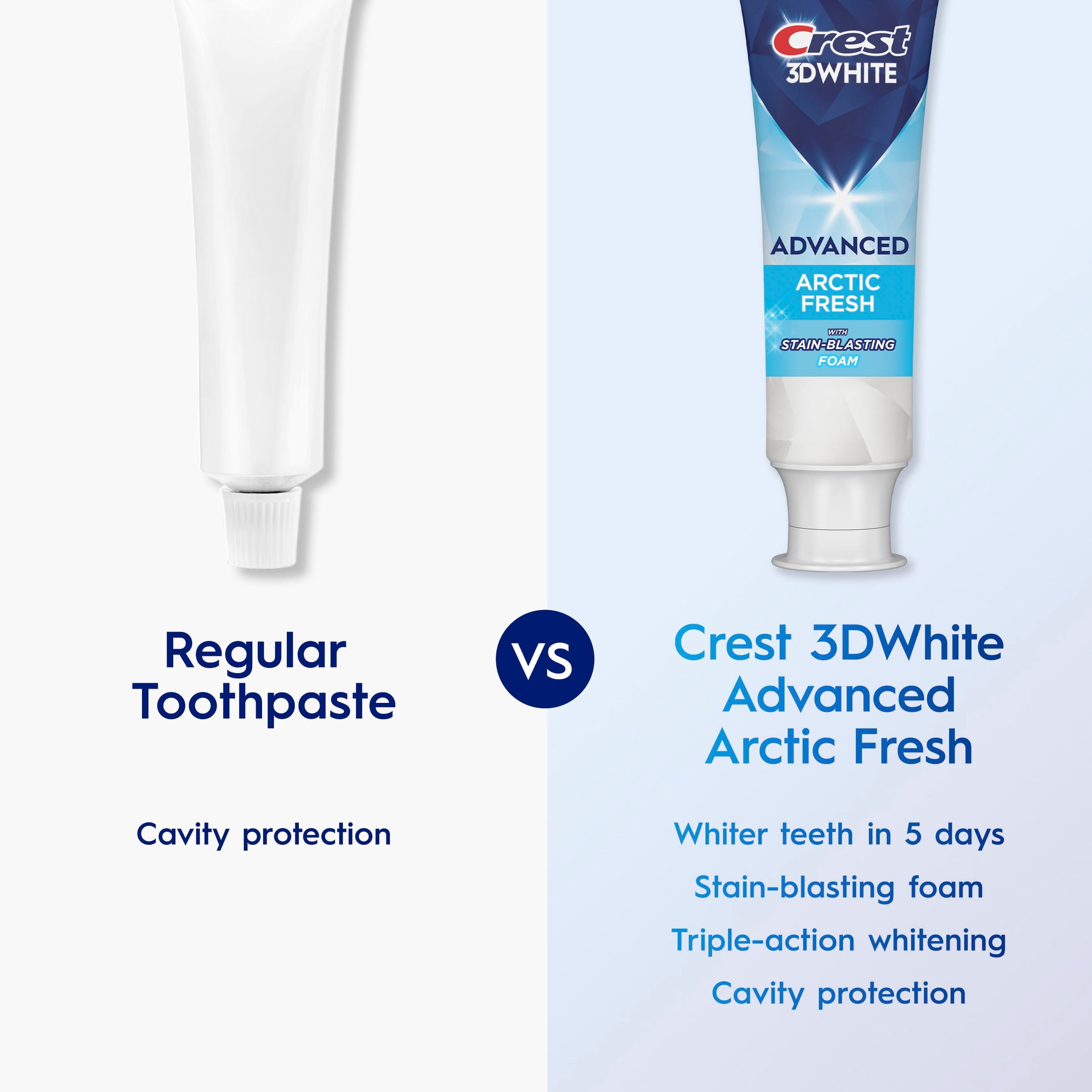 Crest 3D White Advanced Arctic Fresh Whitening Toothpaste (White, 3.3 oz) cdtjq
