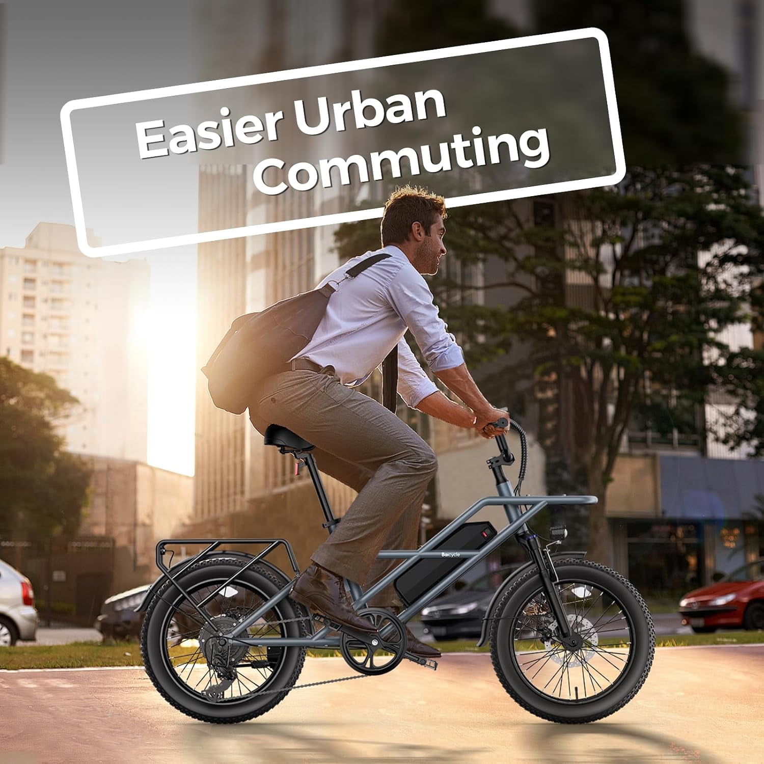 GSPEED A03 Electric Bike, All-Terrain Fat Tire E-Bike for Adults, 1200W Motor, 48V 13Ah Battery, 28 MPH, UL2849 Certified (Black, 20 in) 2381q