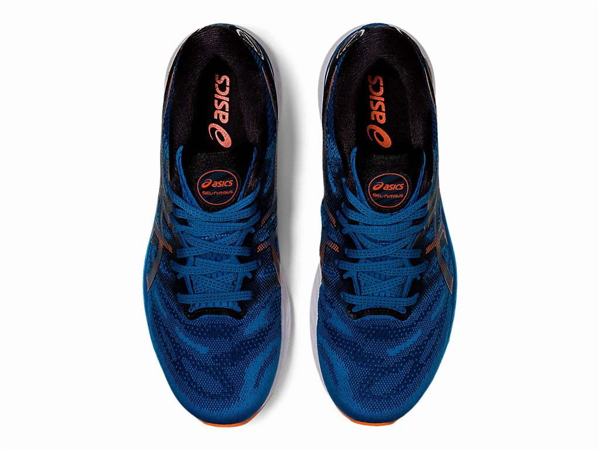 ASICS Men's Gel-Nimbus 23 Running Shoes Performance Athletic Sneakers (Reborn Blue/Black, 10 US) esskk