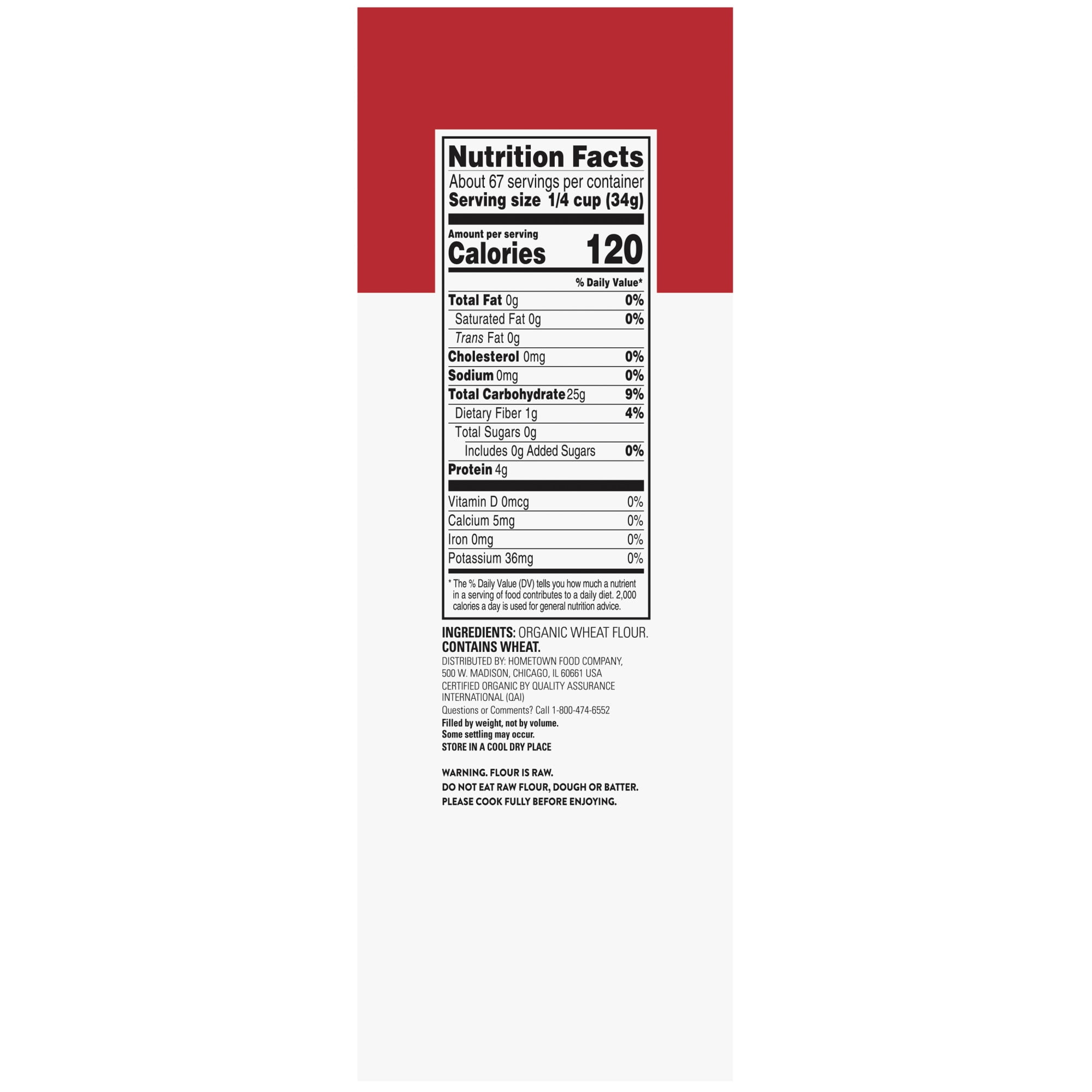 Arrowhead Mills Organic All Purpose Flour, Unbleached Baking Ingredient (5 lb) csw21