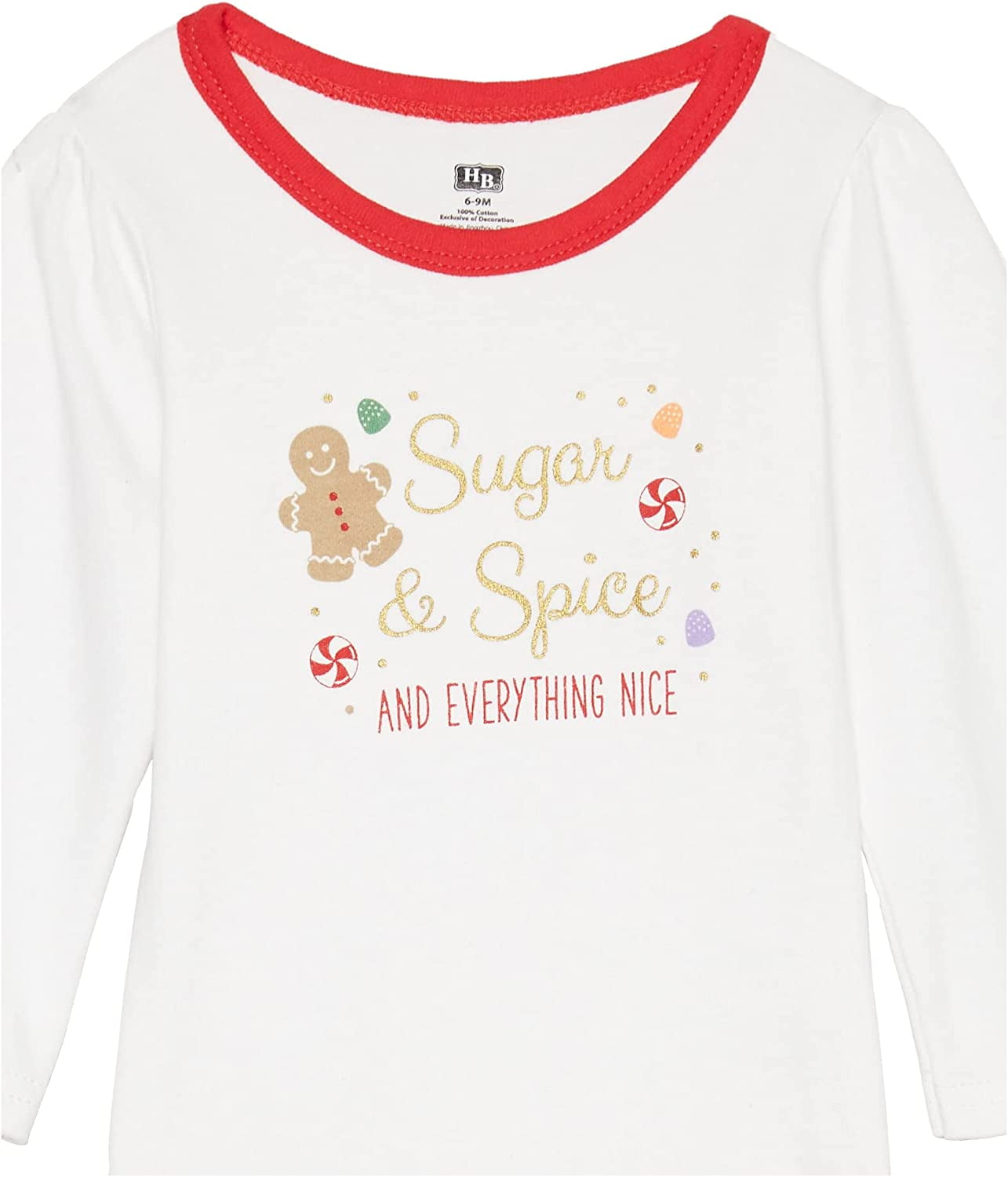 Hudson Baby Infant Girl Cotton Bodysuit and Pant Set (Sugar Spice, 0-3 Months) bgtm4