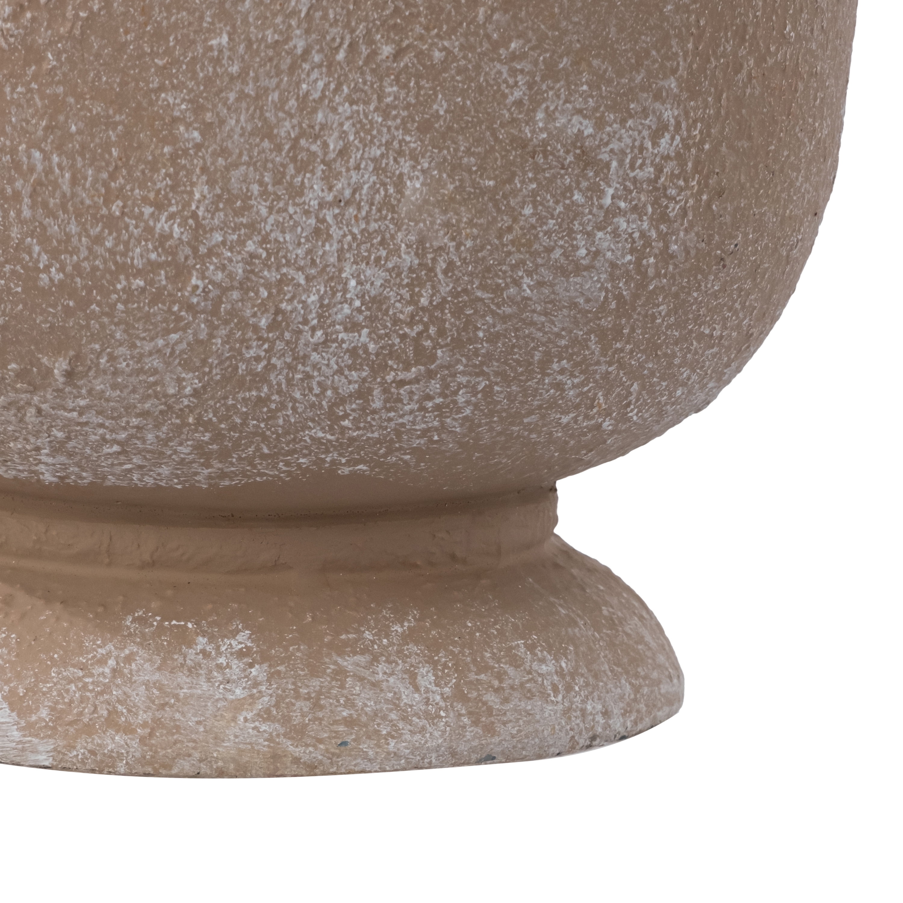 My Texas House Ceramic Urn Planter Pot with Elegant Dot Pattern (Brown, 8.1 in) 0fqa6