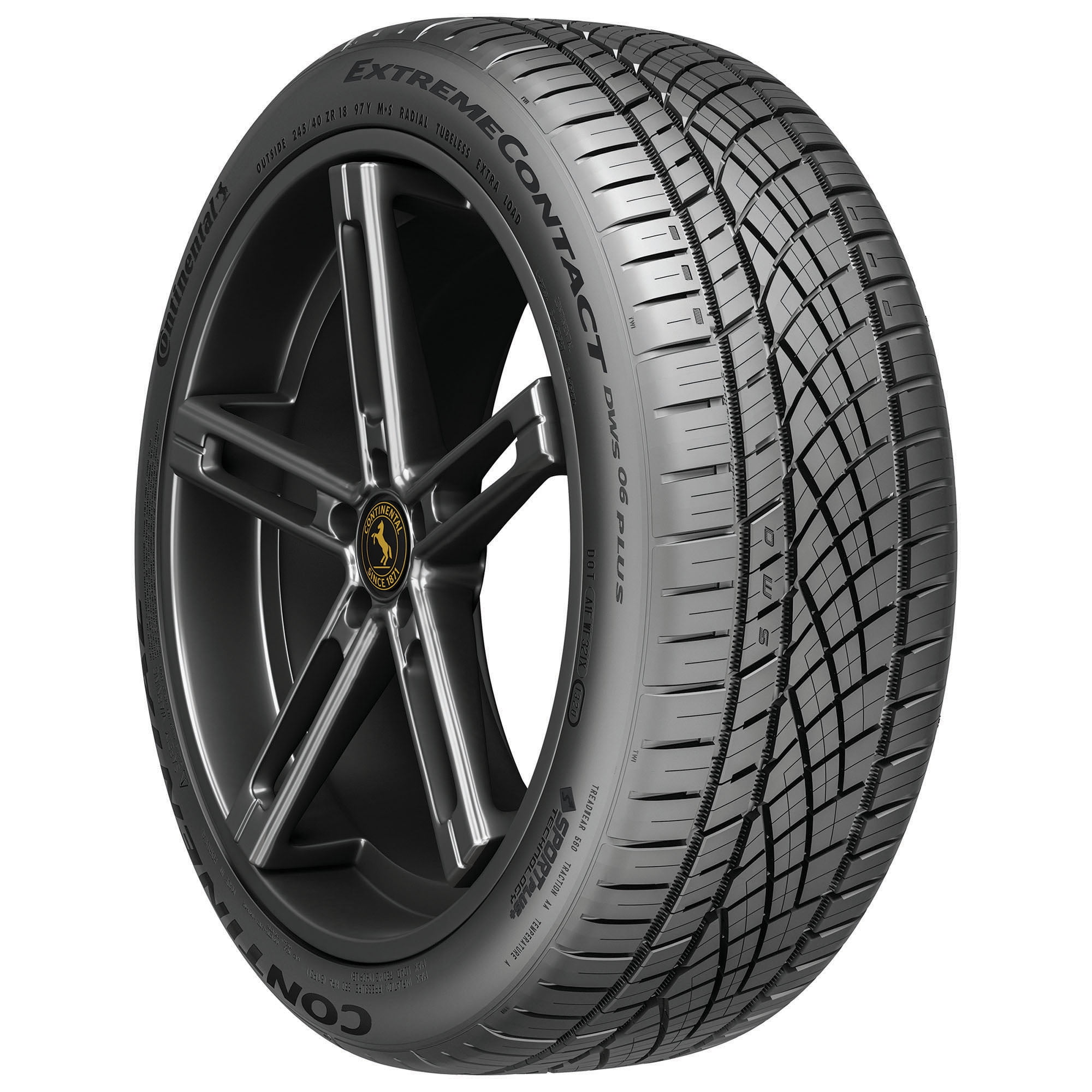 Continental ExtremeContact DWS06 PLUS UHP All Season Tire (275/40ZR22, XL) ectsj