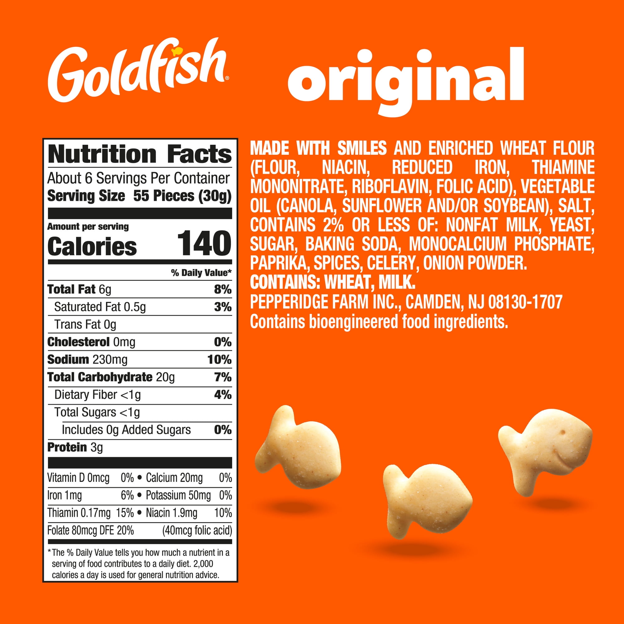 Goldfish Original Baked Snack Crackers (Original, 6.6 oz) 1q605