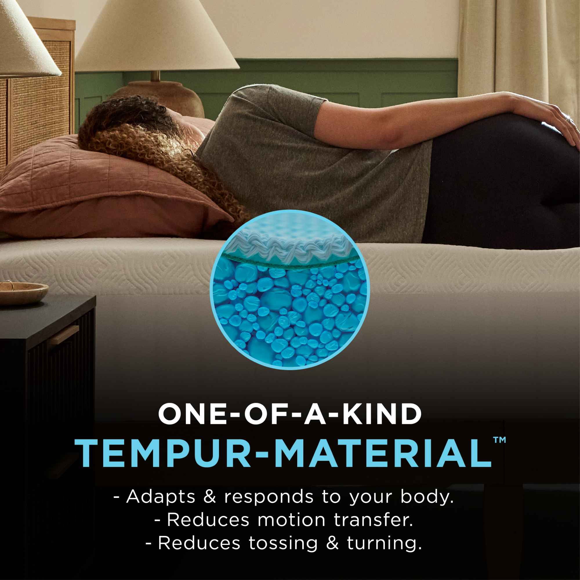 Tempur-Pedic Tempur-Cloud Mattress Topper, Pressure-Relieving Memory Foam (Twin, 2 in) j0aaj