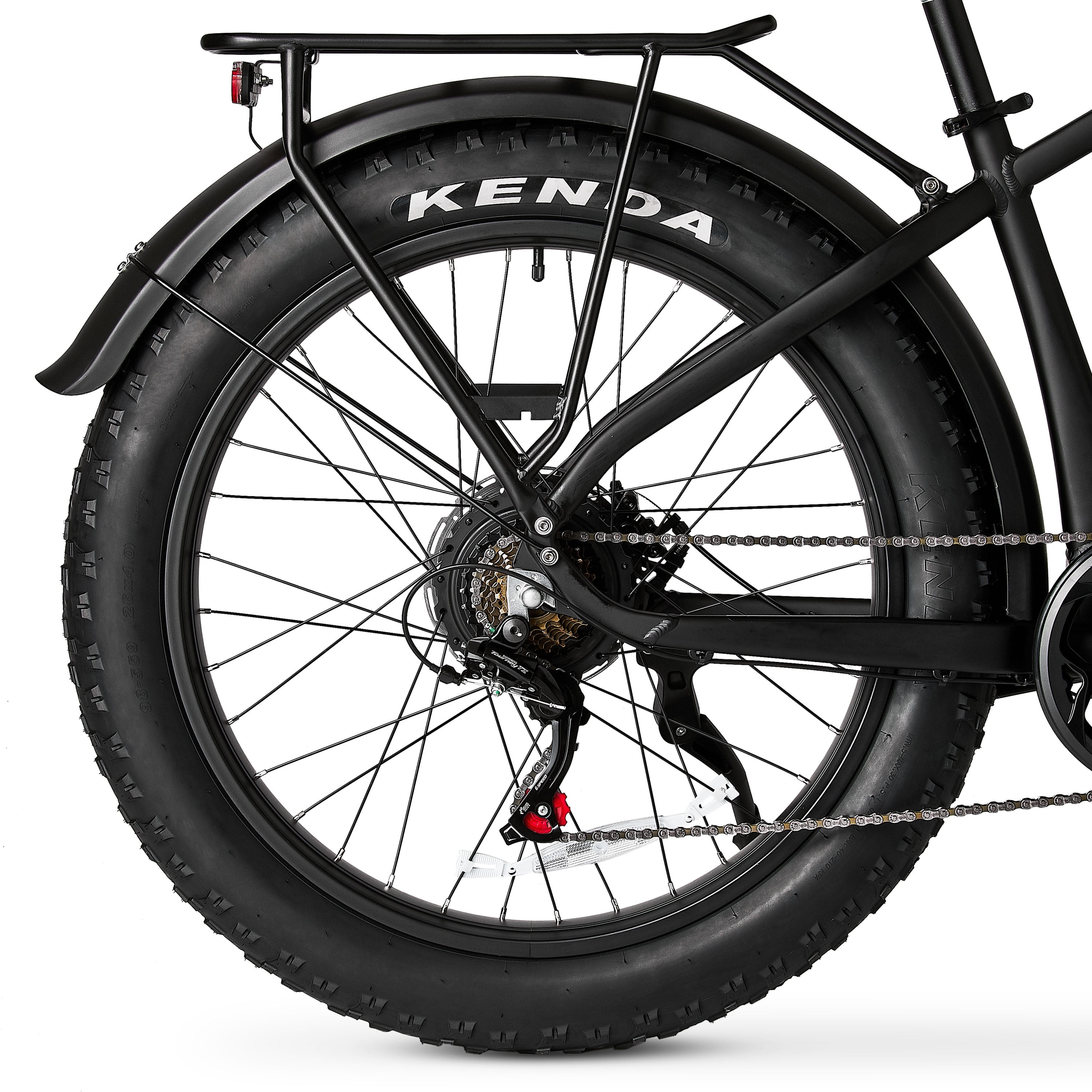Ozark Trail M.3 Ranger+ Electric Fat Tire Bike, All-Terrain Commuter, 500W Motor, 48V Battery (Black, 26 in) b3y3l
