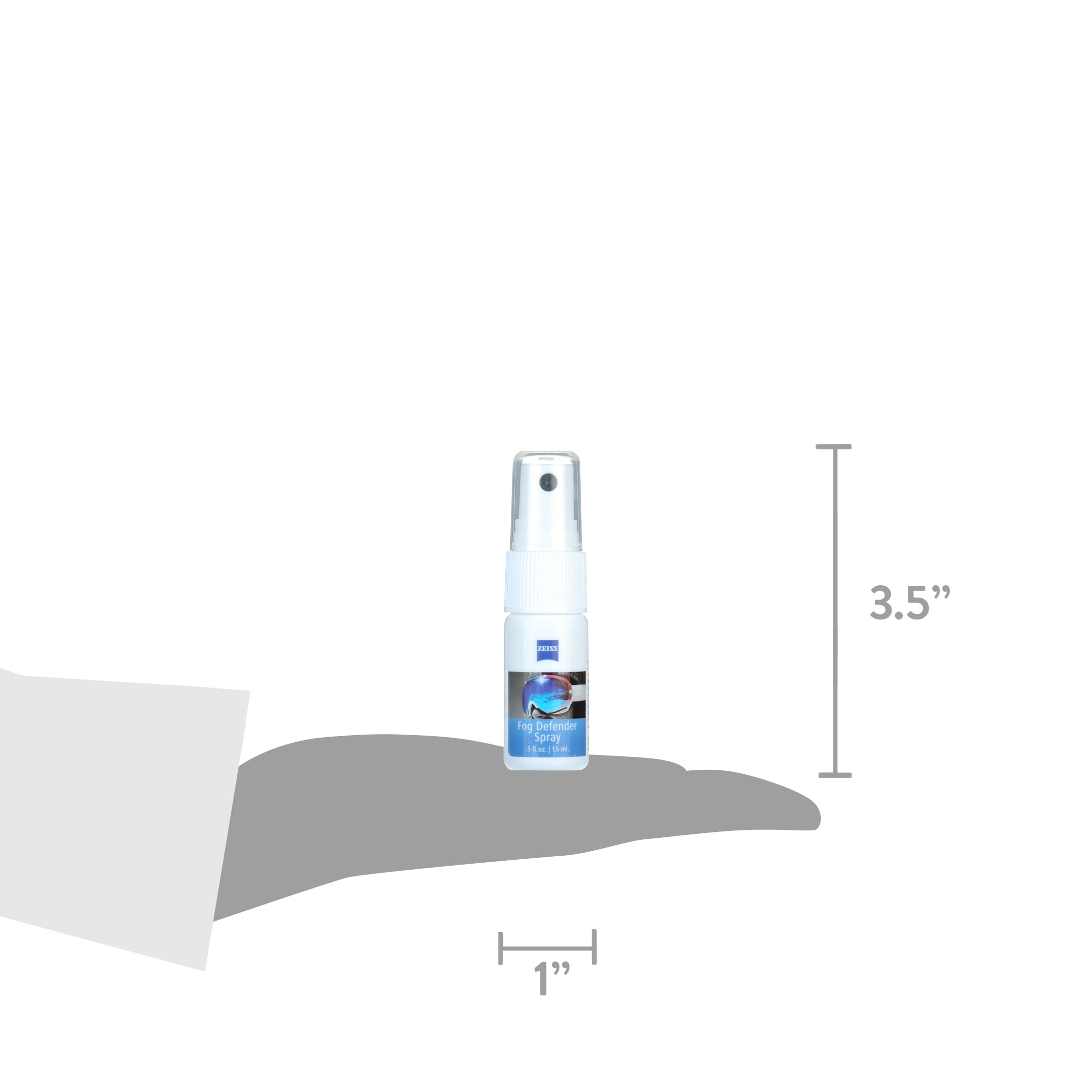 ZEISS Fog Defender System Anti-Fog Lens Spray Kit (Clear, 0.5 fl oz) 6948b